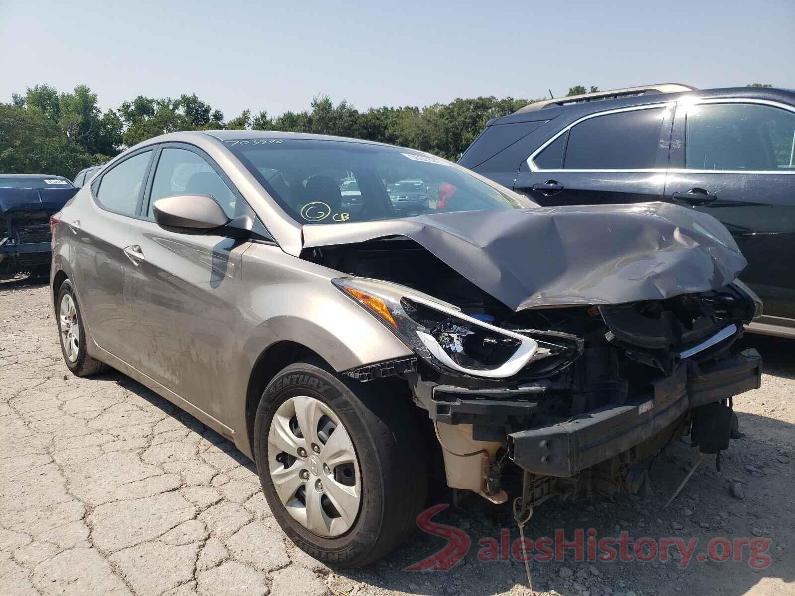 5NPDH4AEXGH703890 2016 HYUNDAI ELANTRA