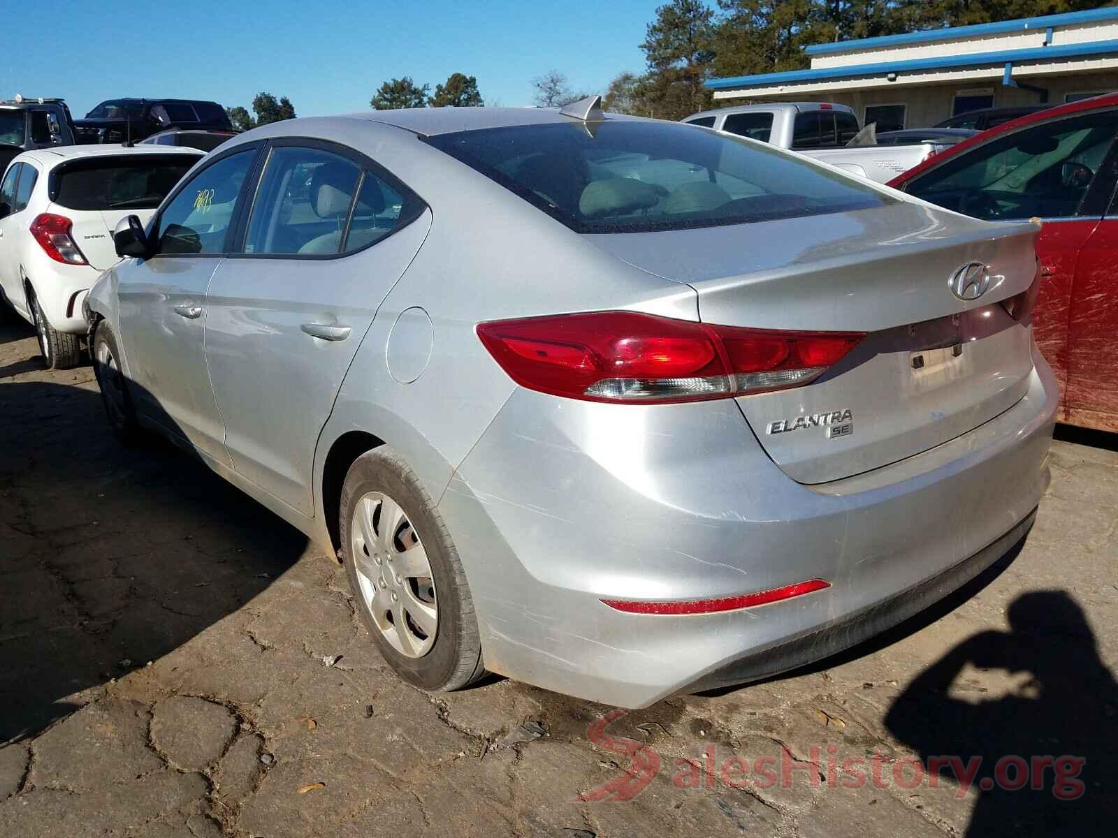 5NPD74LF0HH165520 2017 HYUNDAI ELANTRA