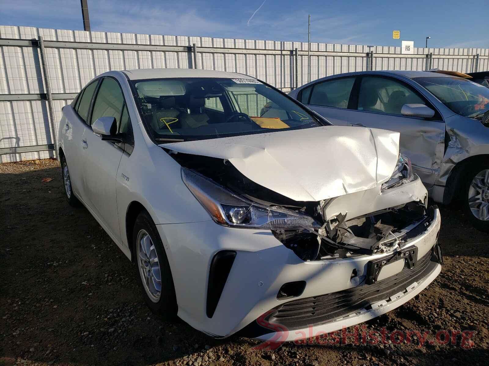 JTDKARFU1L3123362 2020 TOYOTA PRIUS