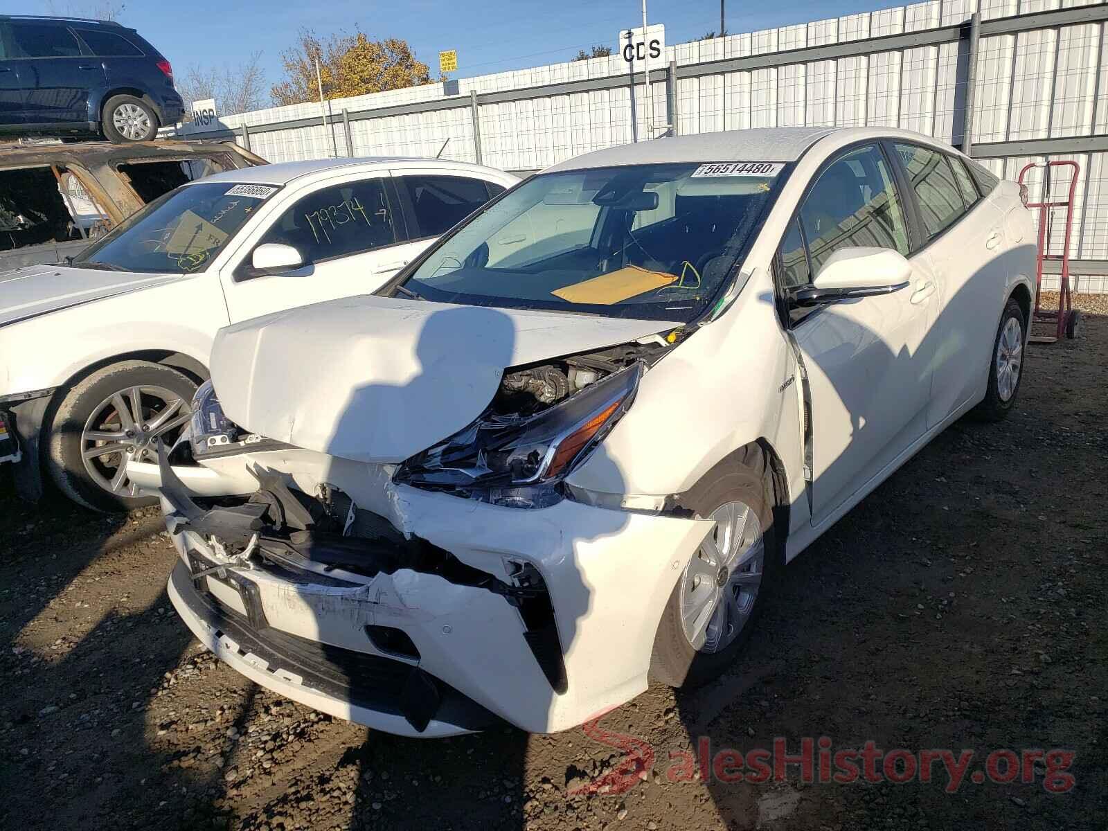 JTDKARFU1L3123362 2020 TOYOTA PRIUS