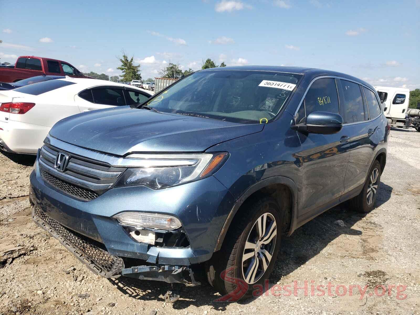 5FNYF6H52GB072222 2016 HONDA PILOT