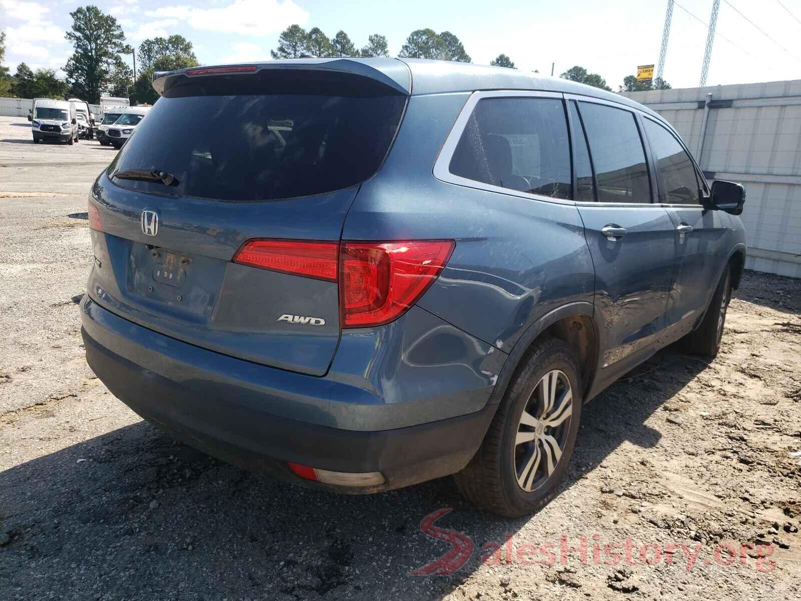 5FNYF6H52GB072222 2016 HONDA PILOT