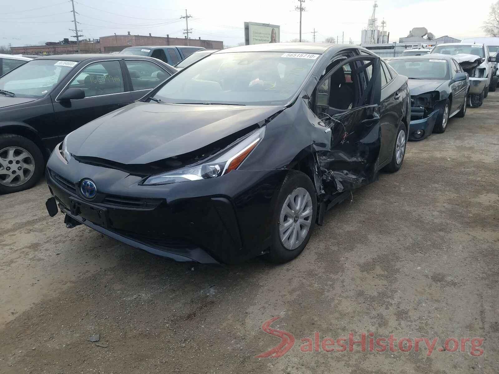 JTDKARFU4K3093000 2019 TOYOTA PRIUS