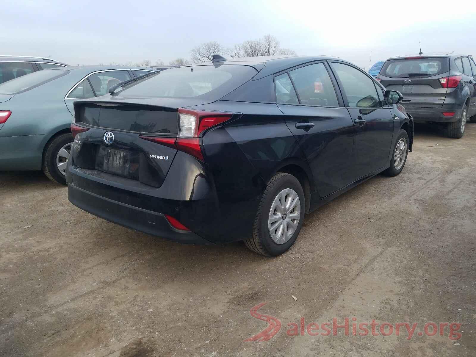 JTDKARFU4K3093000 2019 TOYOTA PRIUS