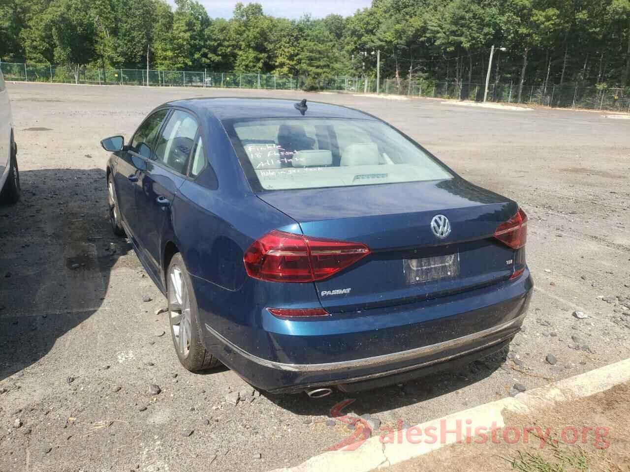 1VWAA7A39JC014317 2018 VOLKSWAGEN PASSAT