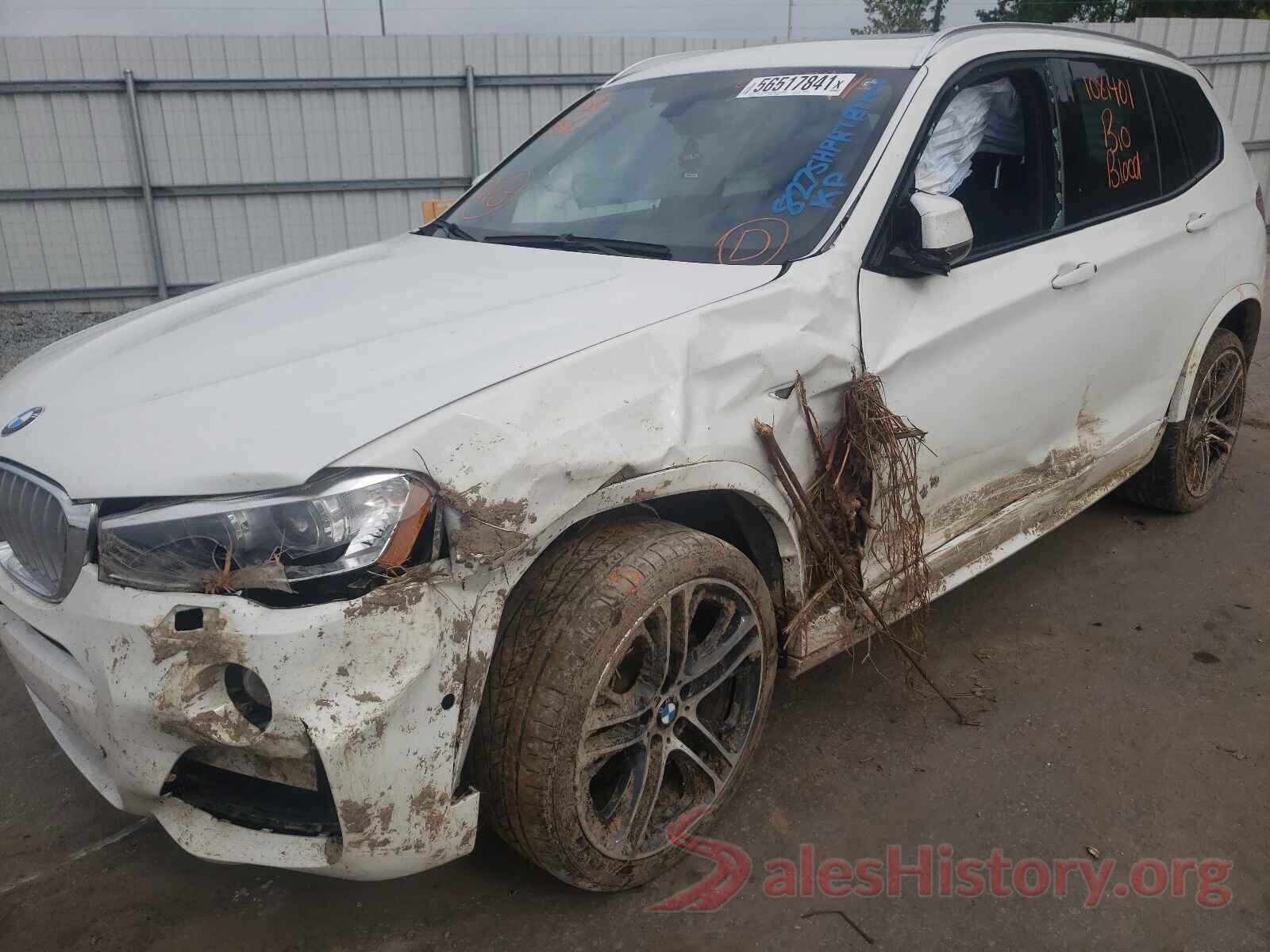 5UXWX7C33H0W39536 2017 BMW X3