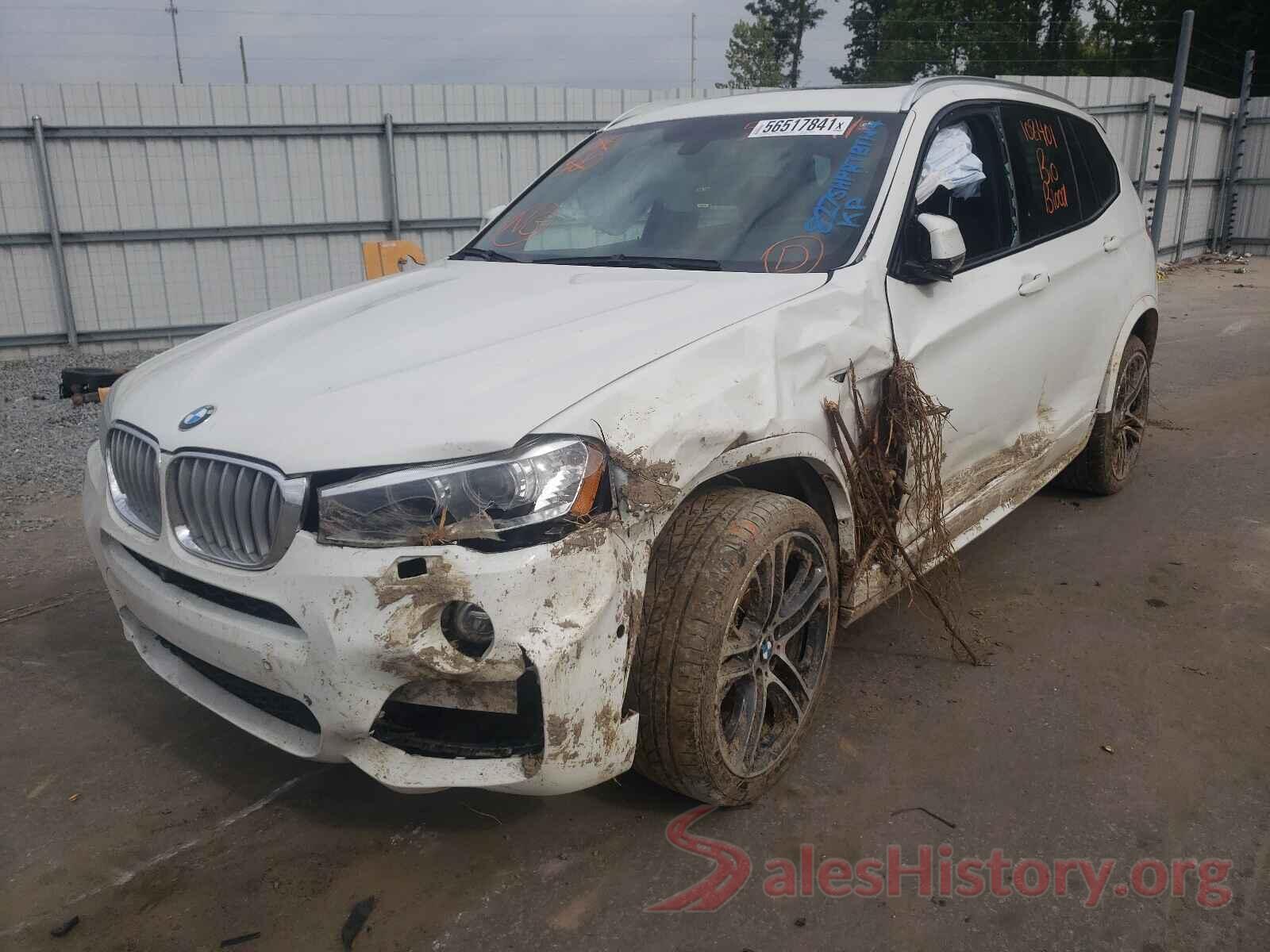 5UXWX7C33H0W39536 2017 BMW X3