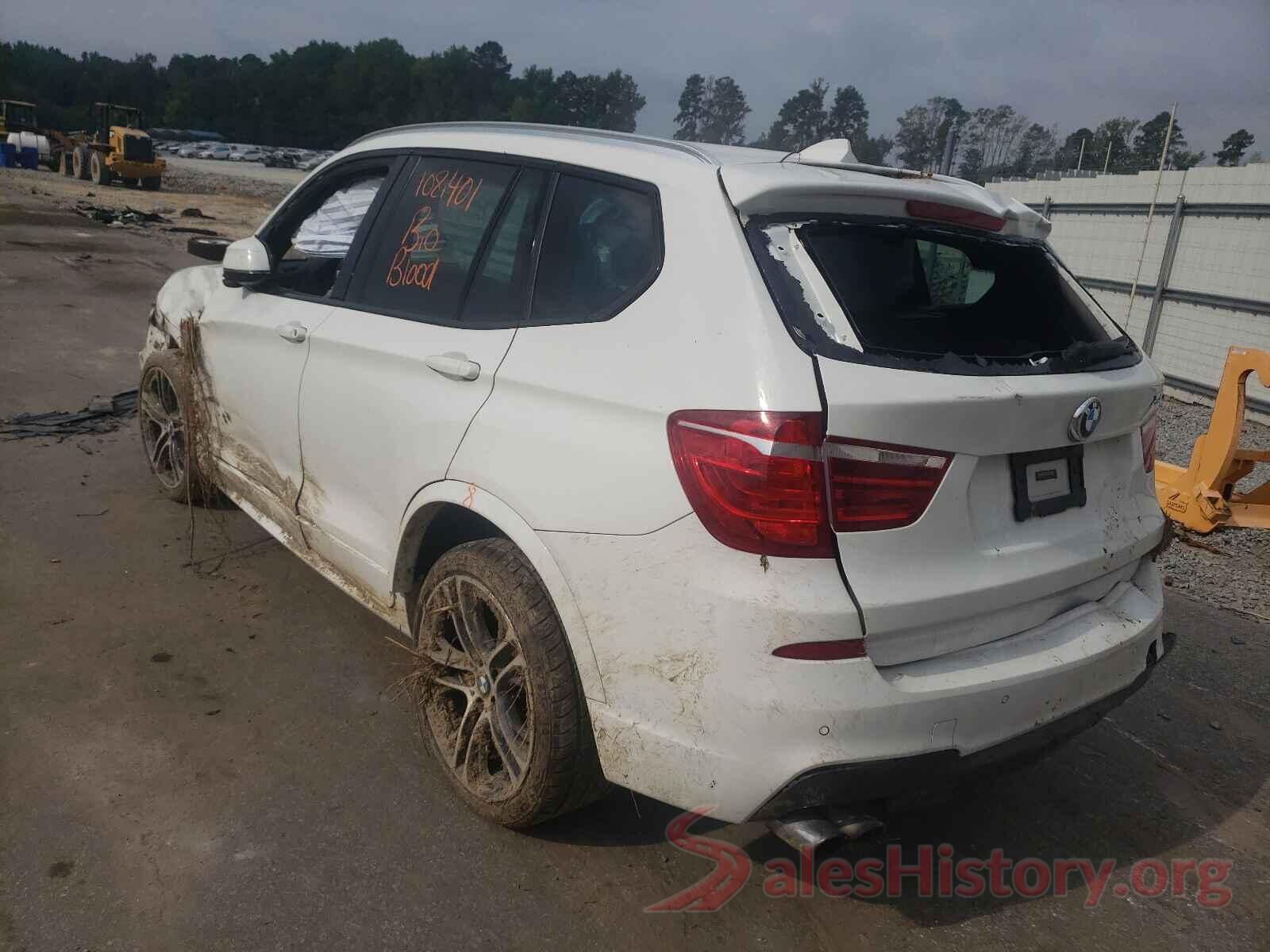 5UXWX7C33H0W39536 2017 BMW X3