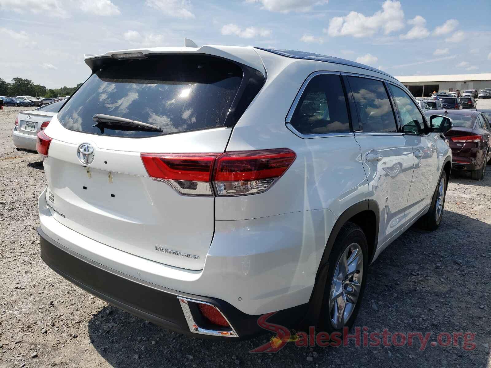 5TDDZRFH8KS718632 2019 TOYOTA HIGHLANDER