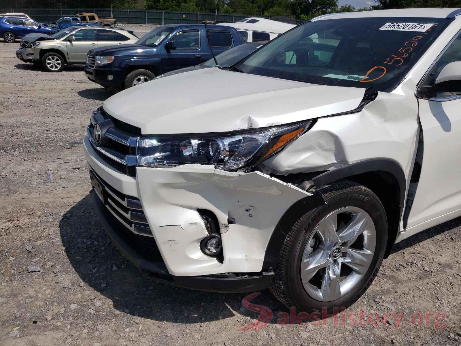 5TDDZRFH8KS718632 2019 TOYOTA HIGHLANDER