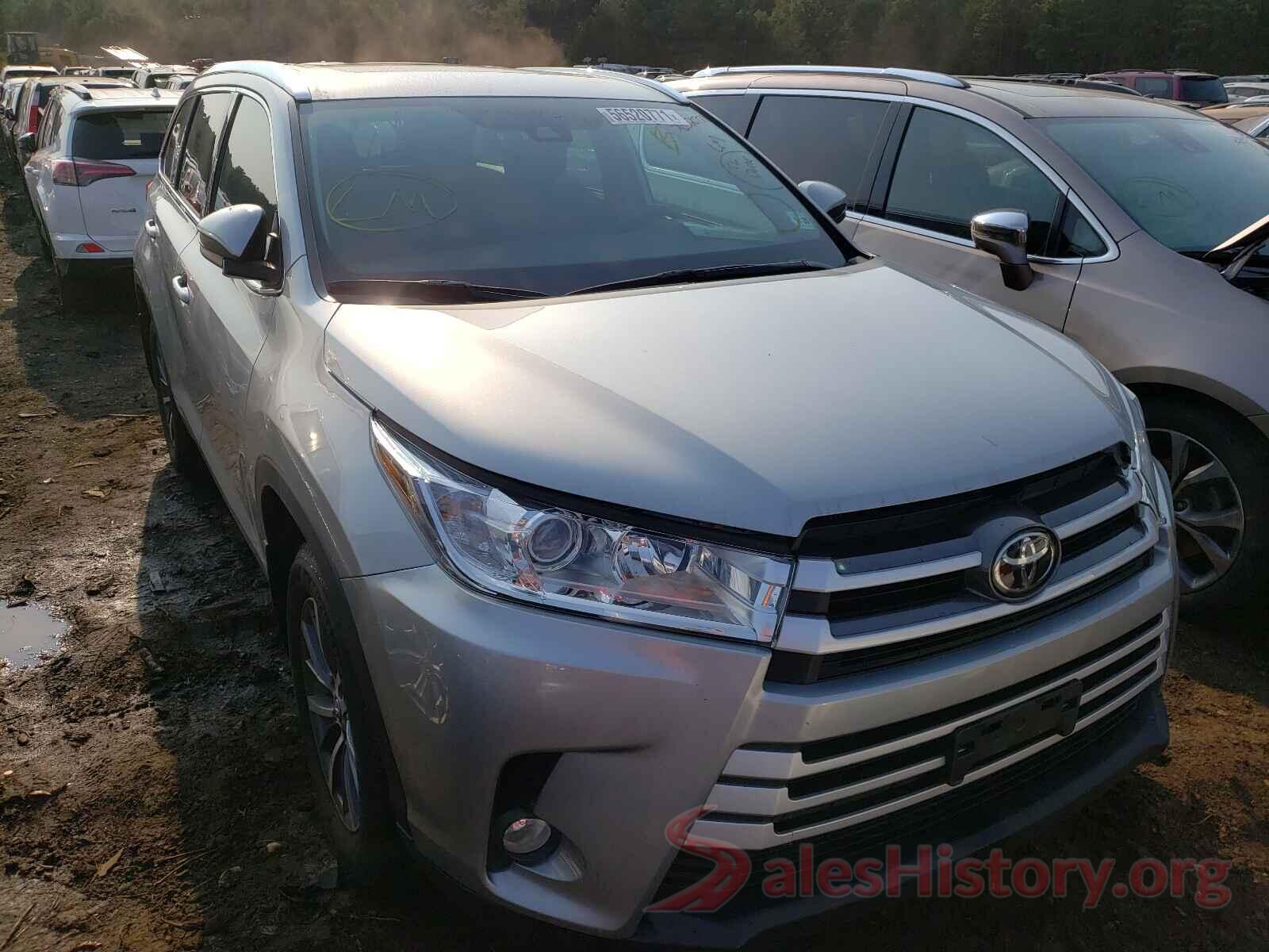 5TDJZRFHXKS595015 2019 TOYOTA HIGHLANDER