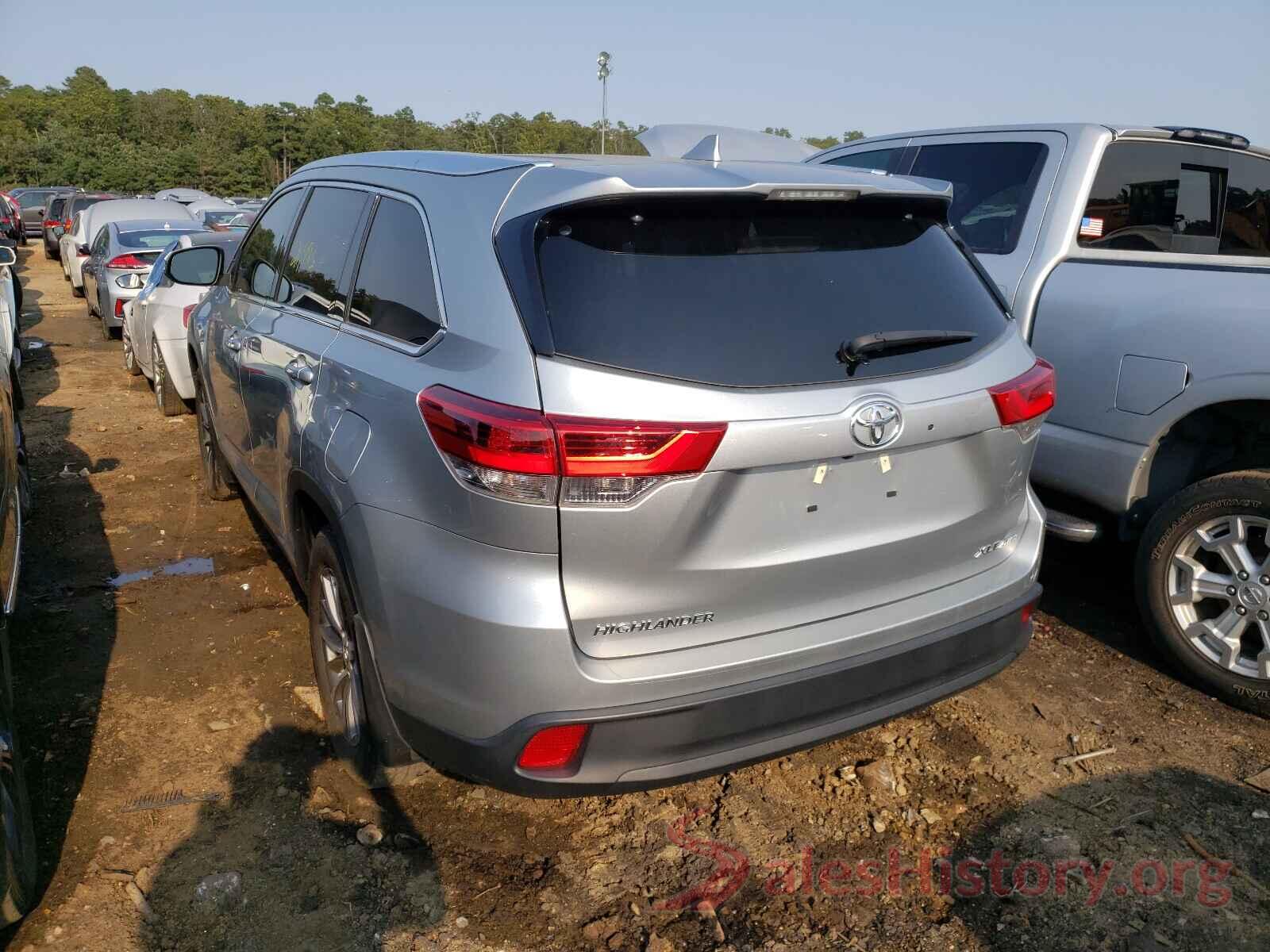 5TDJZRFHXKS595015 2019 TOYOTA HIGHLANDER