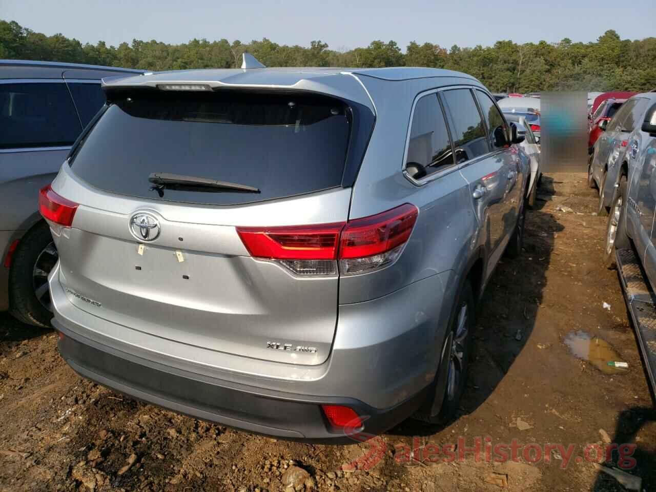 5TDJZRFHXKS595015 2019 TOYOTA HIGHLANDER