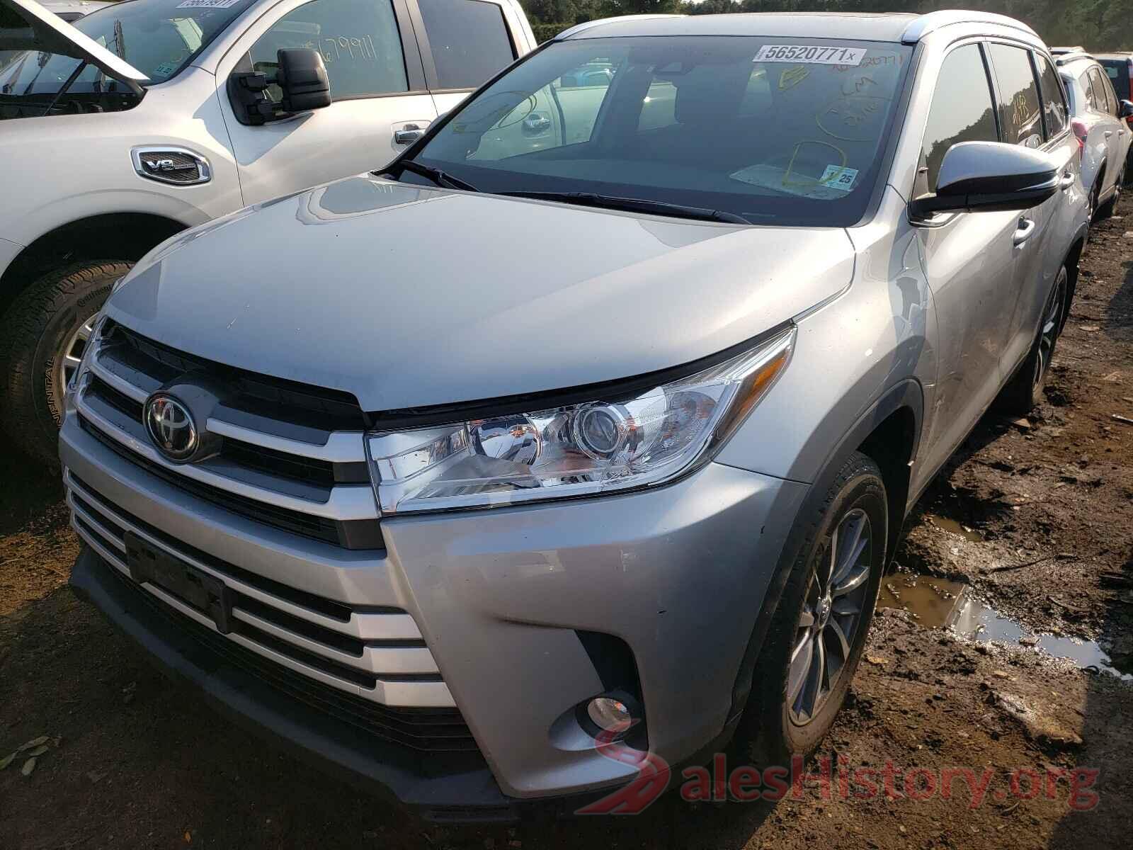 5TDJZRFHXKS595015 2019 TOYOTA HIGHLANDER