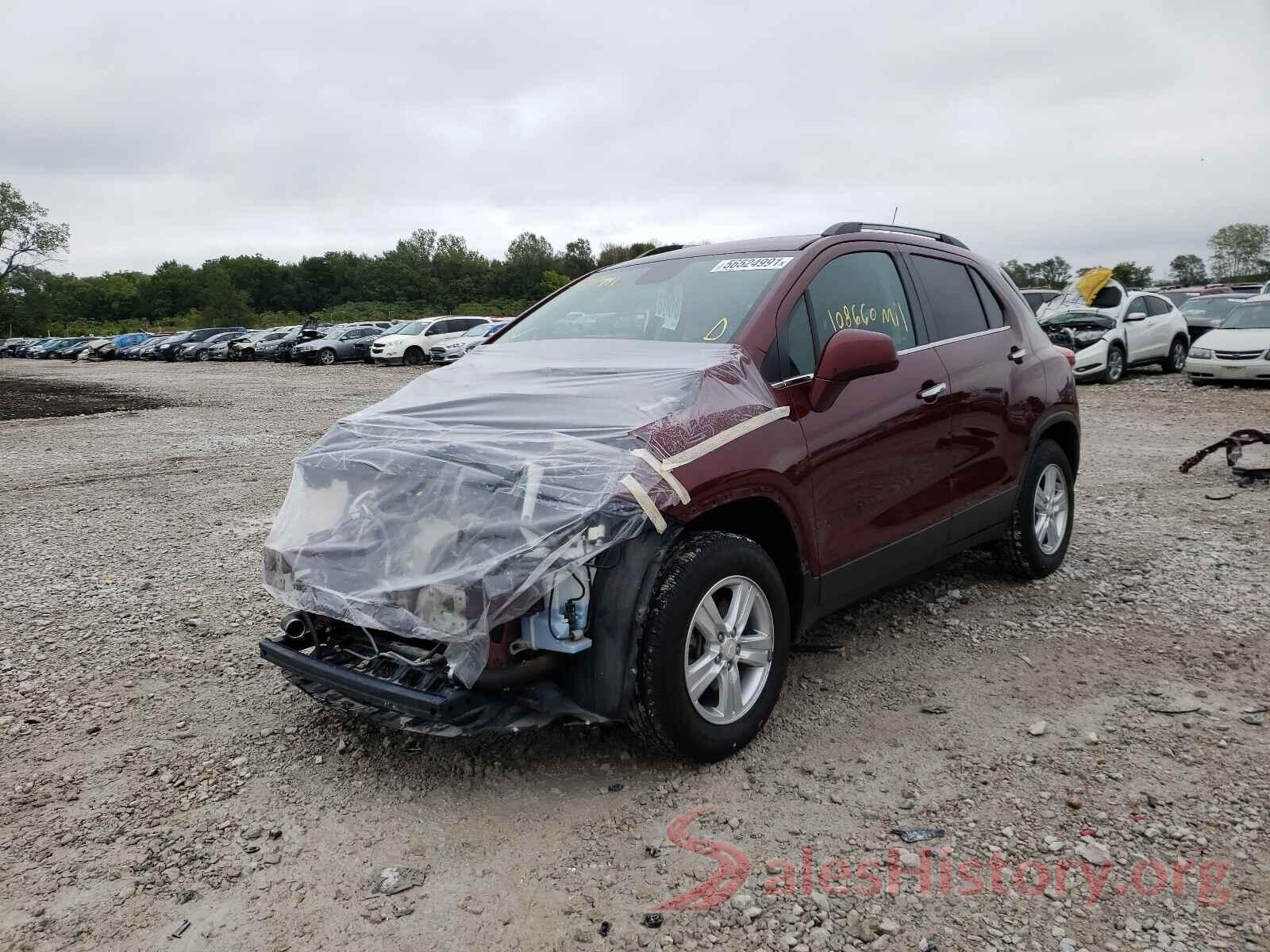 3GNCJPSBXHL169577 2017 CHEVROLET TRAX