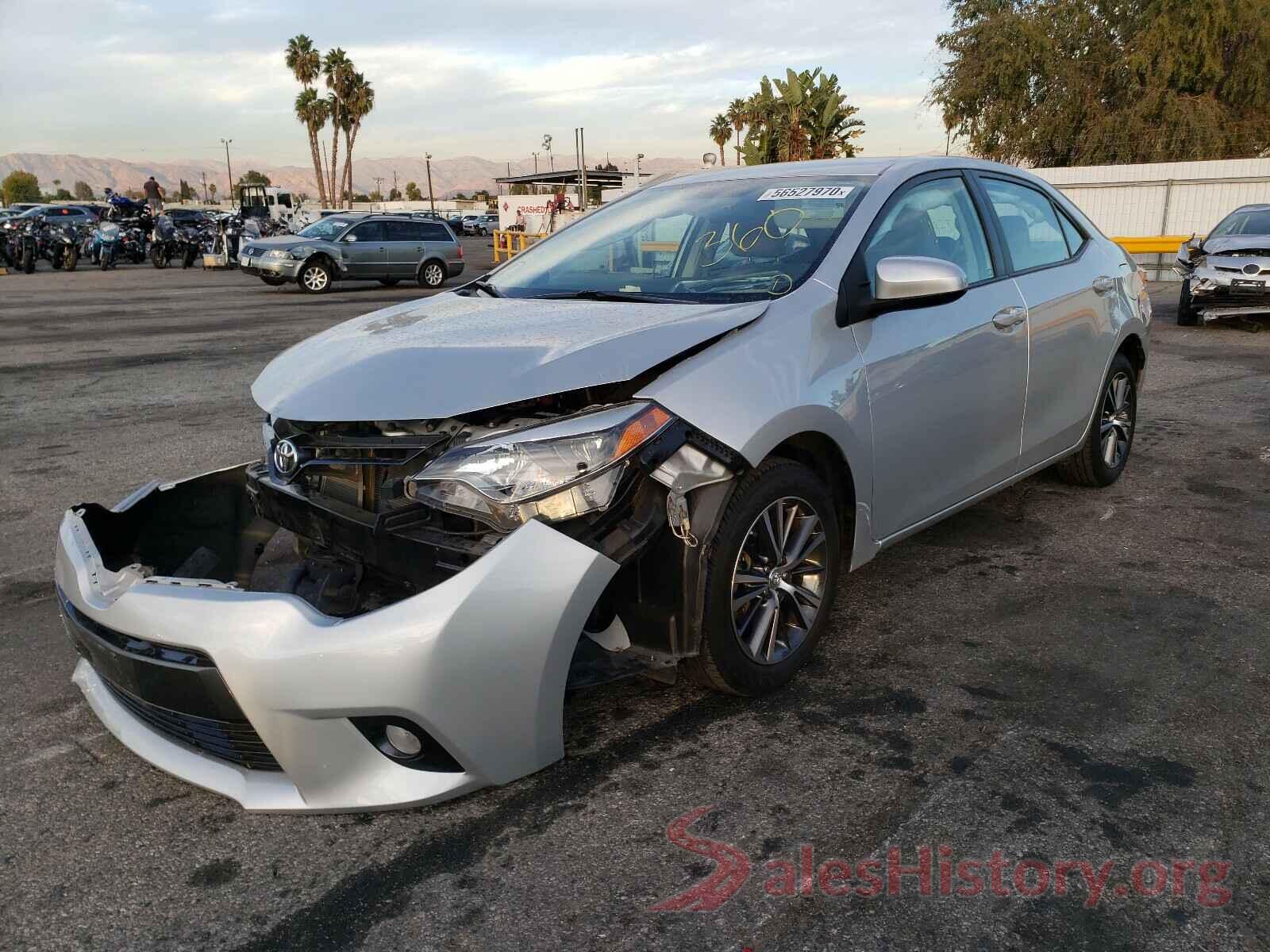 5YFBURHE1GP388762 2016 TOYOTA COROLLA