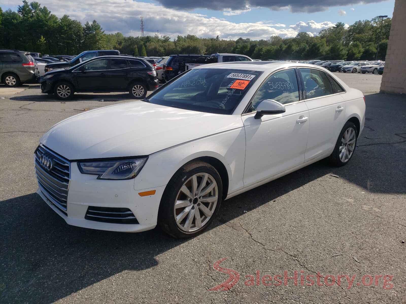 WAUANAF41HN002194 2017 AUDI A4