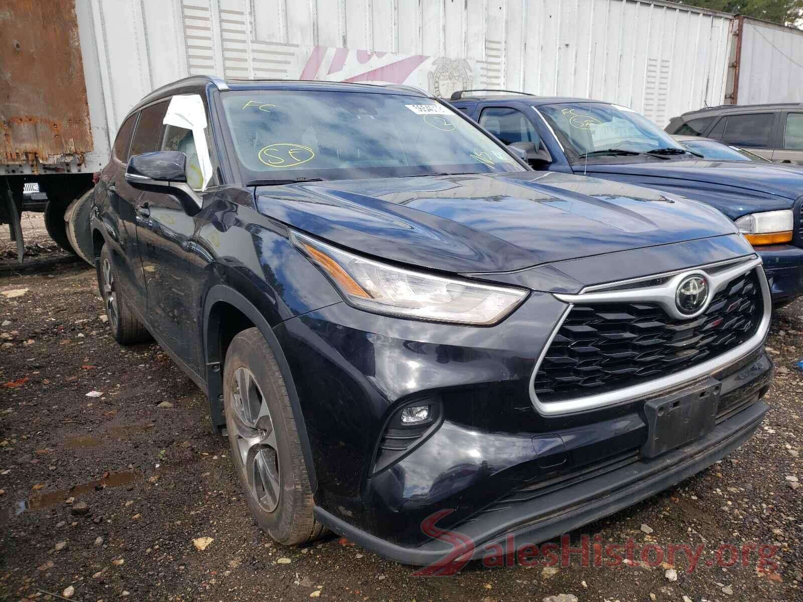 5TDGZRBH0LS001839 2020 TOYOTA HIGHLANDER