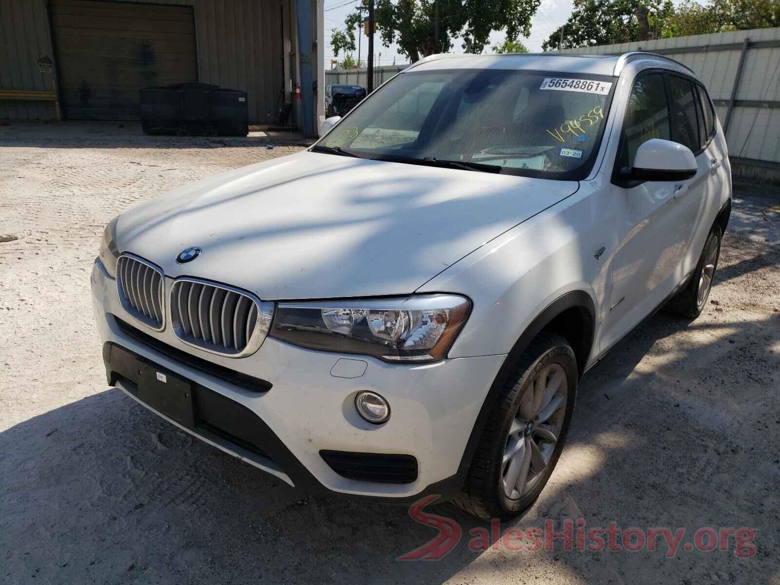 5UXWZ7C35H0V94559 2017 BMW X3