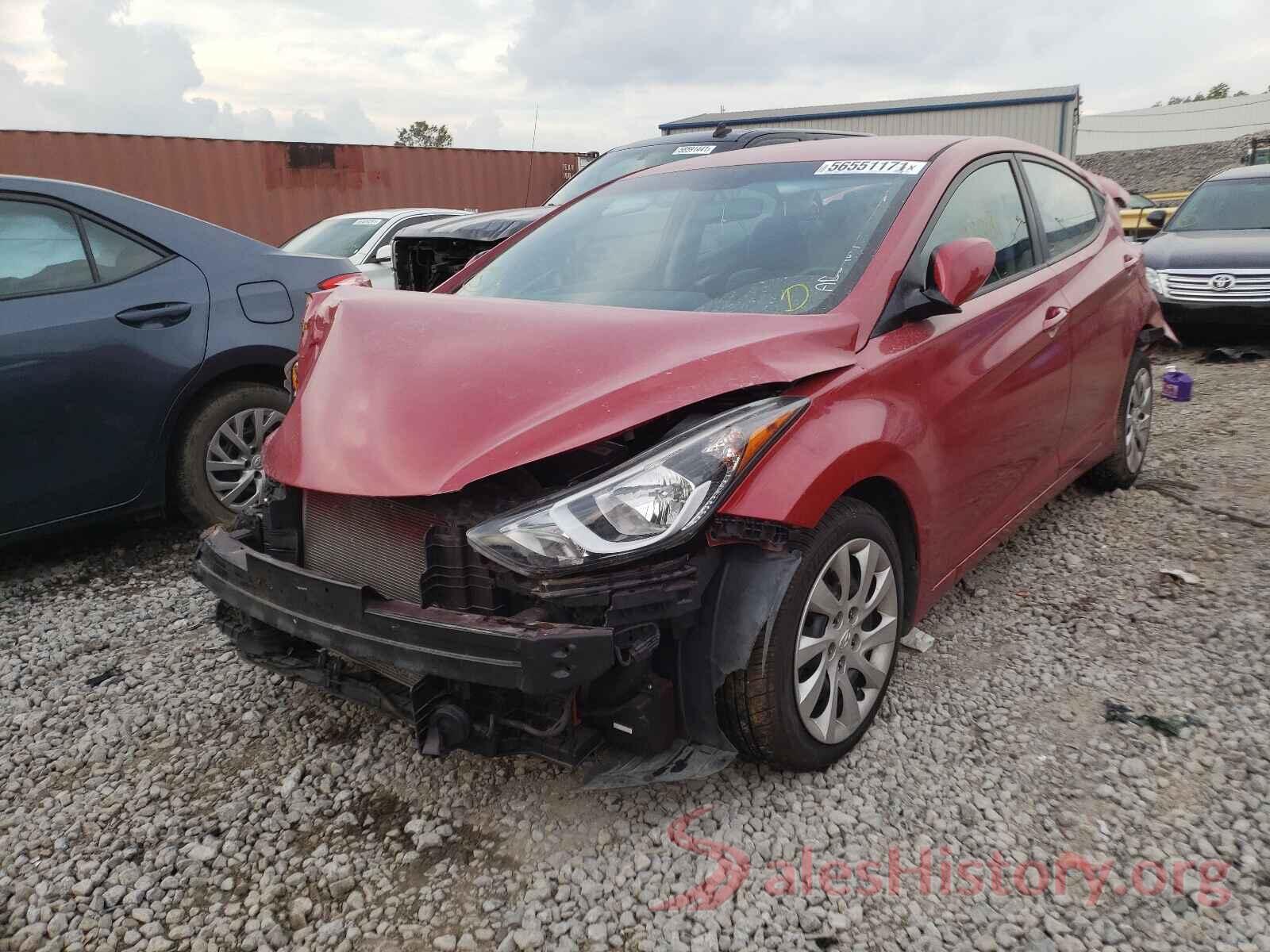 KMHDH4AE3GU543434 2016 HYUNDAI ELANTRA