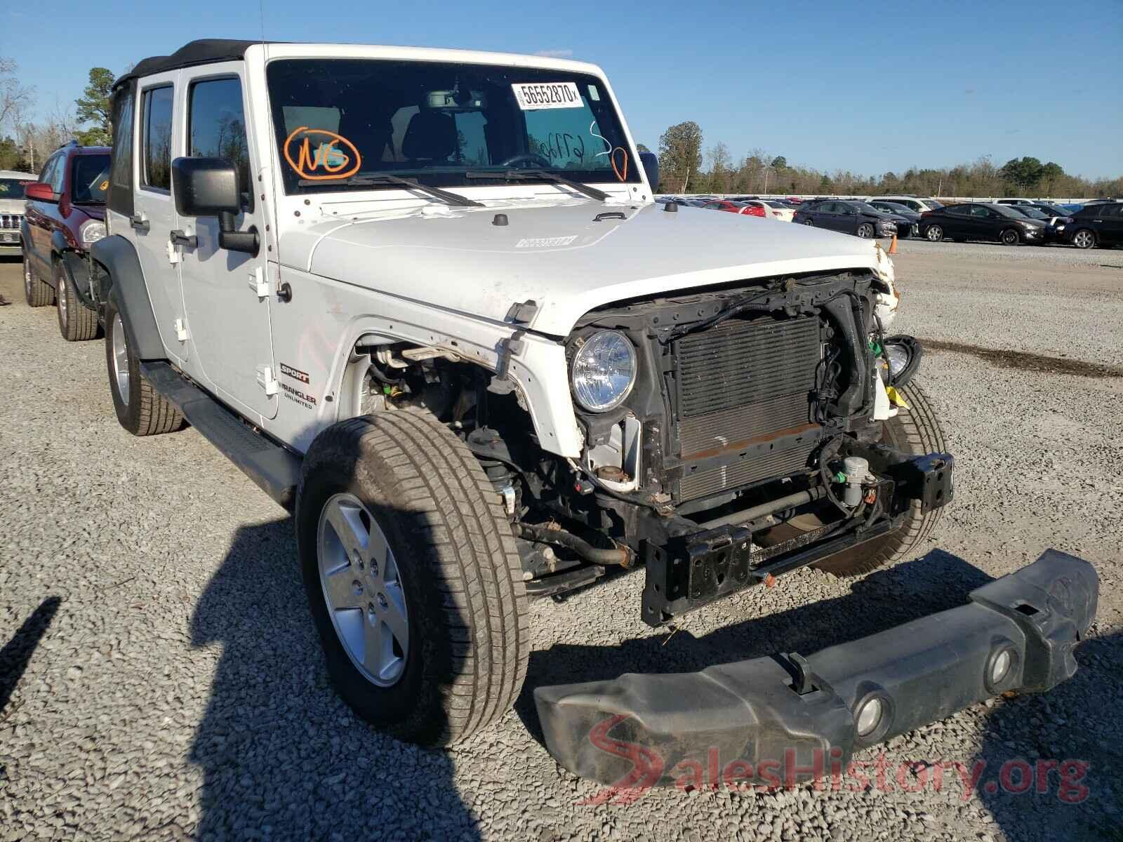 1C4BJWDG4GL117766 2016 JEEP WRANGLER