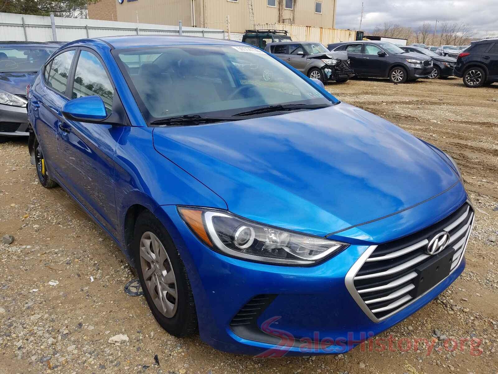 5NPD74LF6HH139522 2017 HYUNDAI ELANTRA