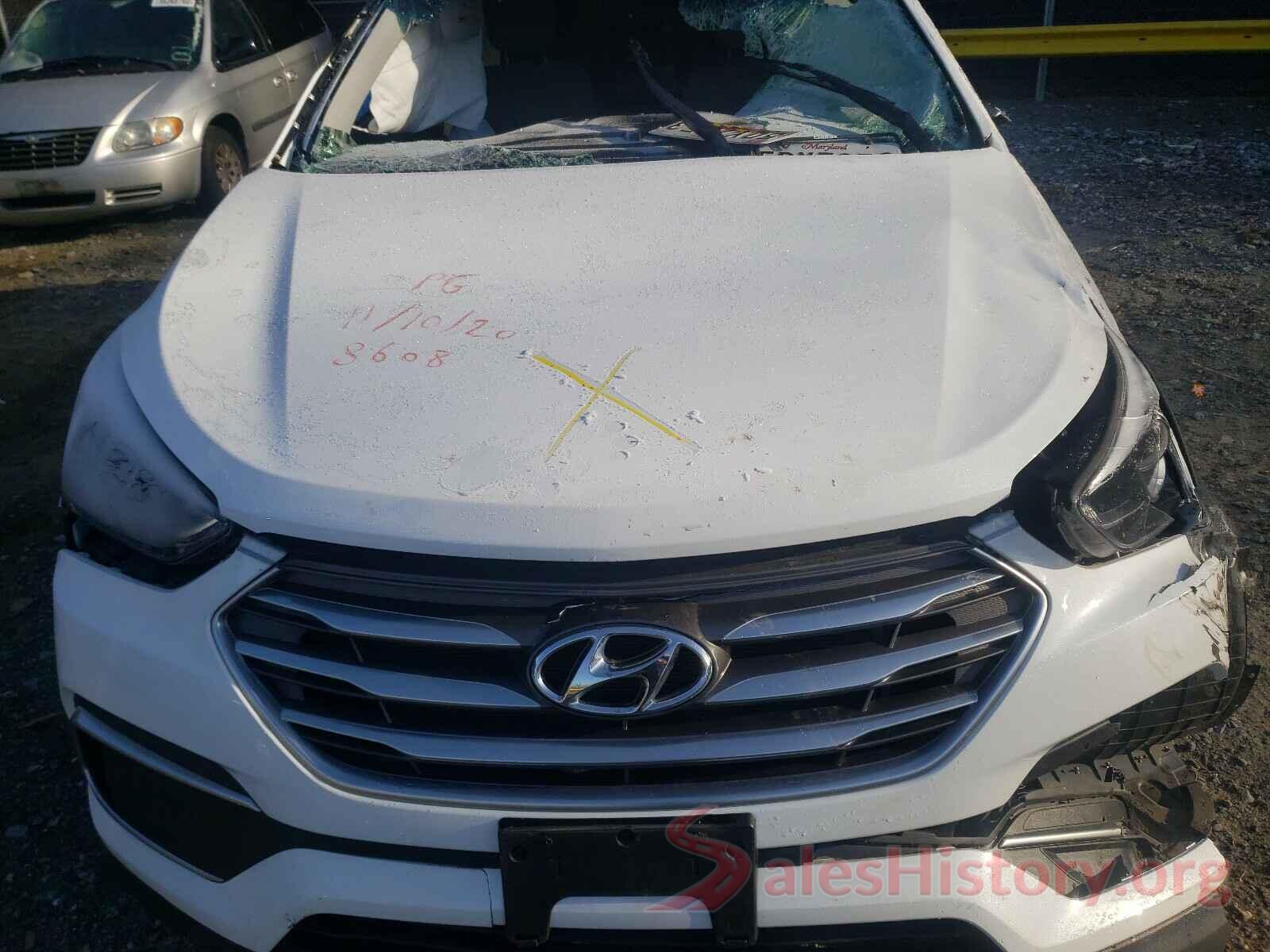 5XYZTDLB4JG568606 2018 HYUNDAI SANTA FE