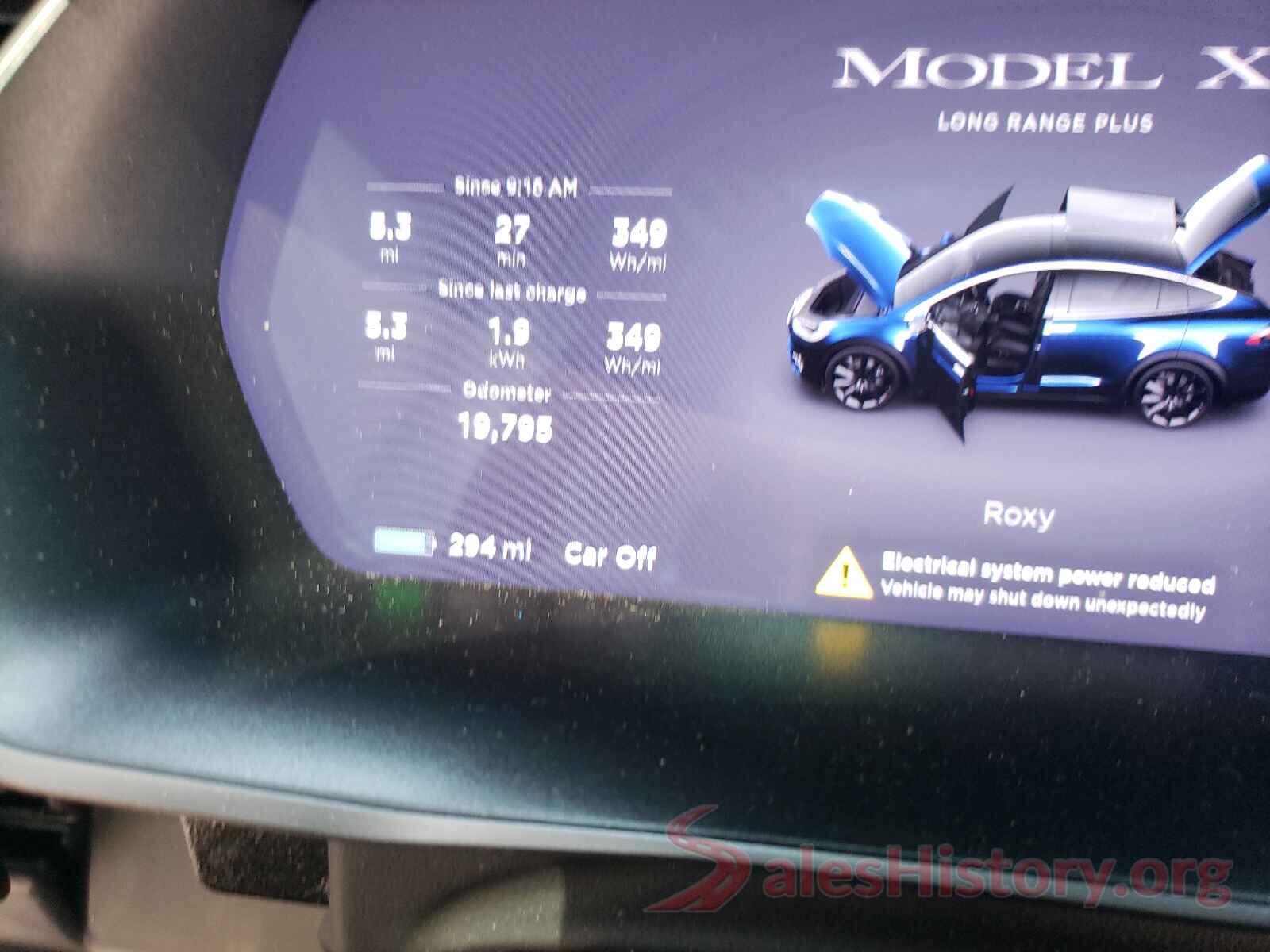 5YJXCBE21LF249473 2020 TESLA MODEL X