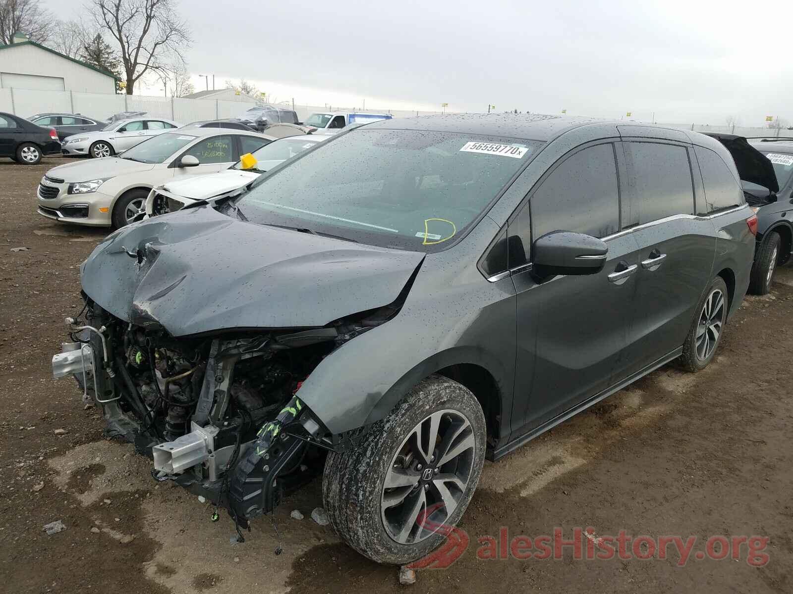 5FNRL6H92JB091876 2018 HONDA ODYSSEY