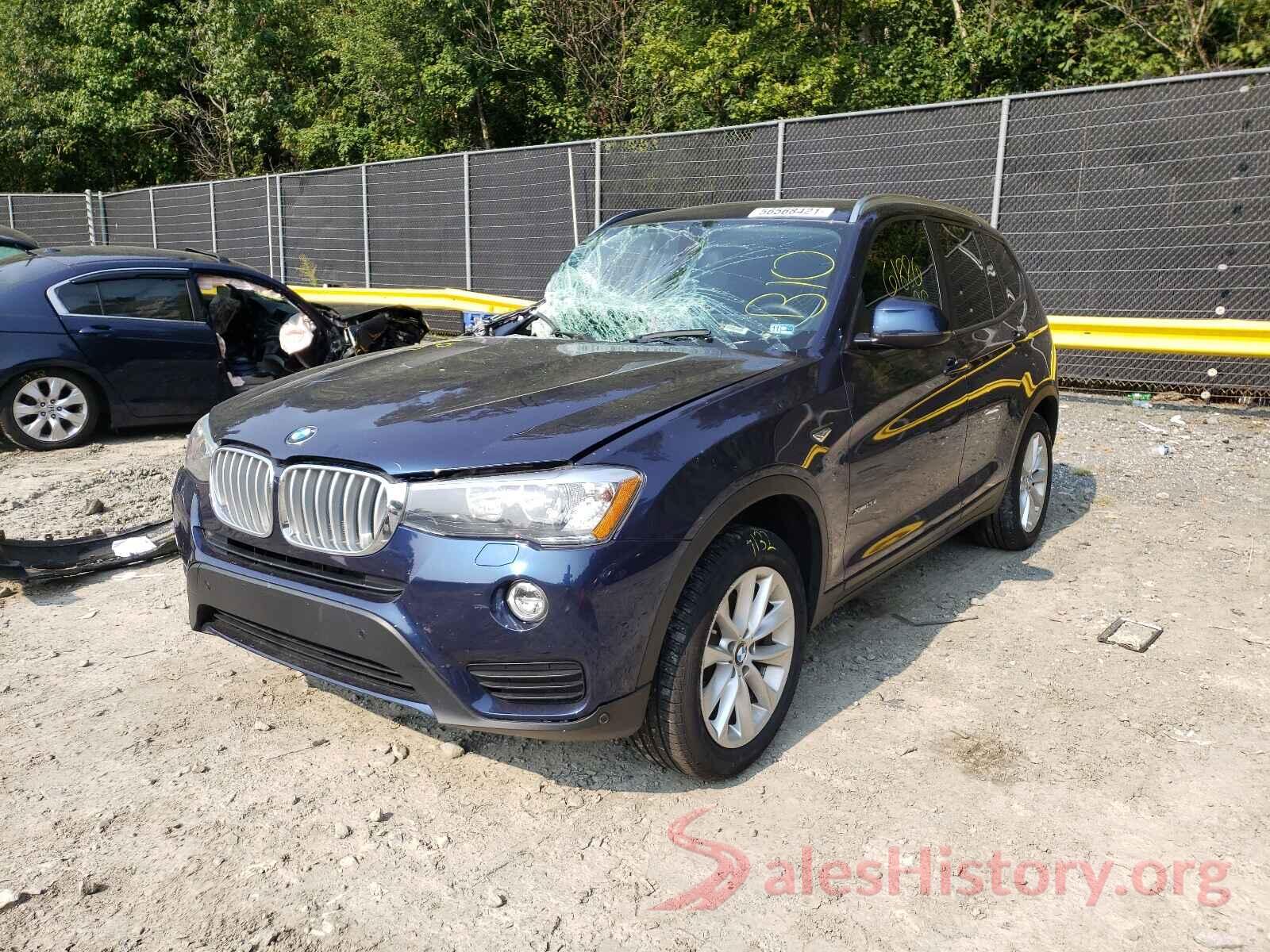 5UXWX9C51G0D81774 2016 BMW X3