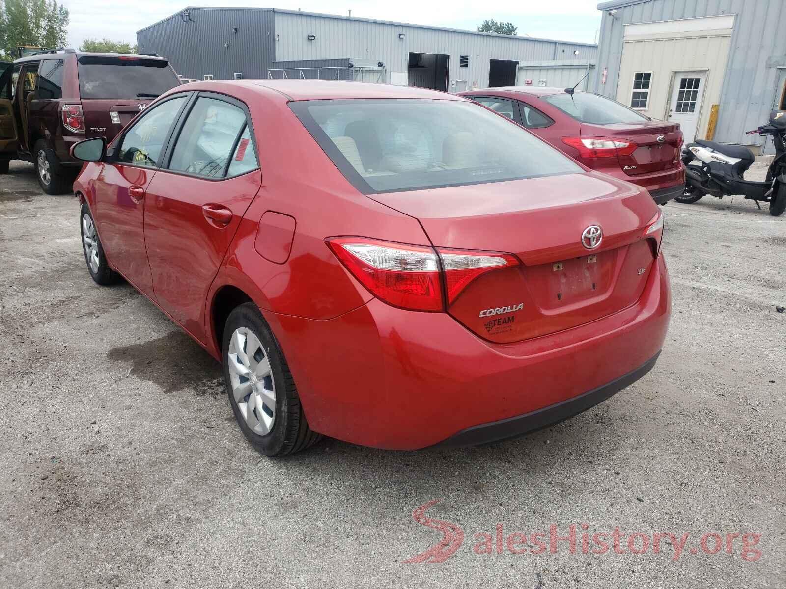 5YFBURHE4GP510661 2016 TOYOTA COROLLA