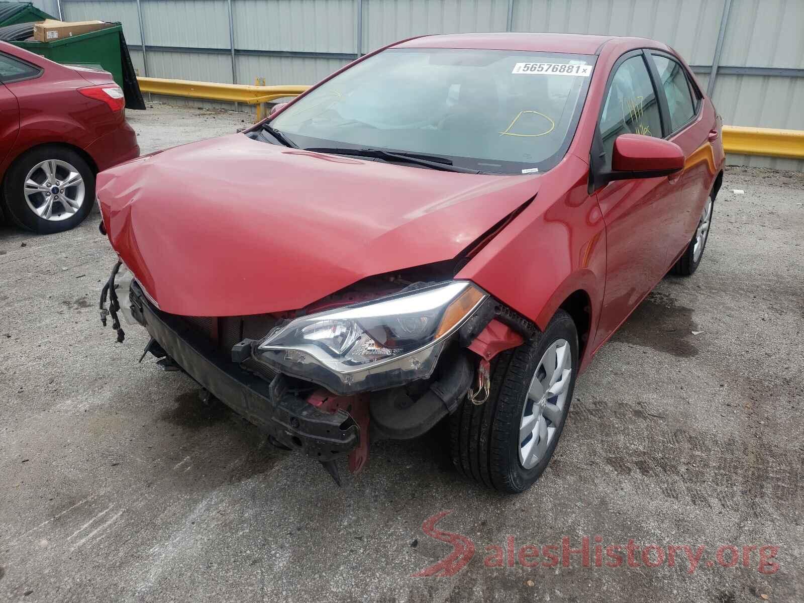 5YFBURHE4GP510661 2016 TOYOTA COROLLA