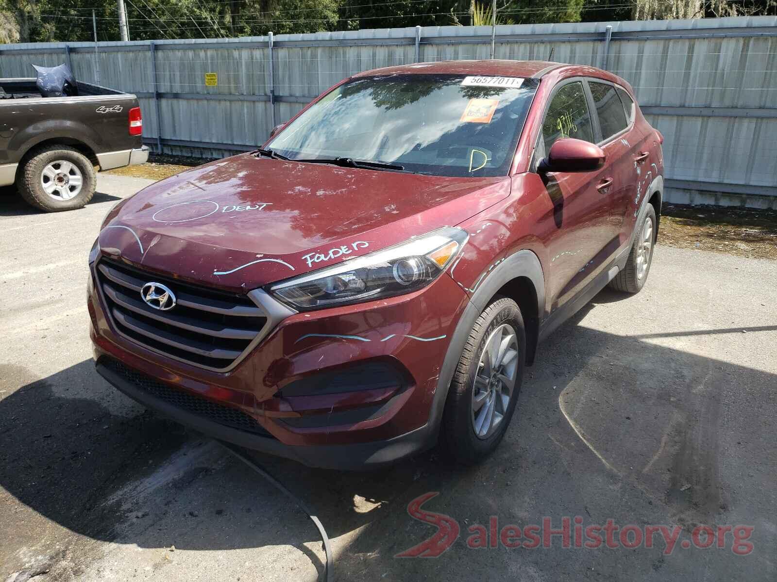 KM8J23A47GU197992 2016 HYUNDAI TUCSON