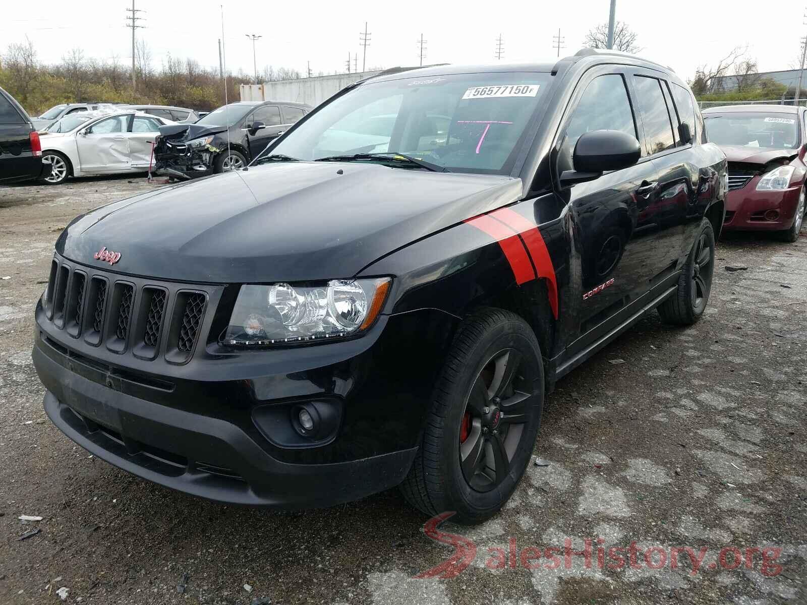 1C4NJCBA3HD147038 2017 JEEP COMPASS