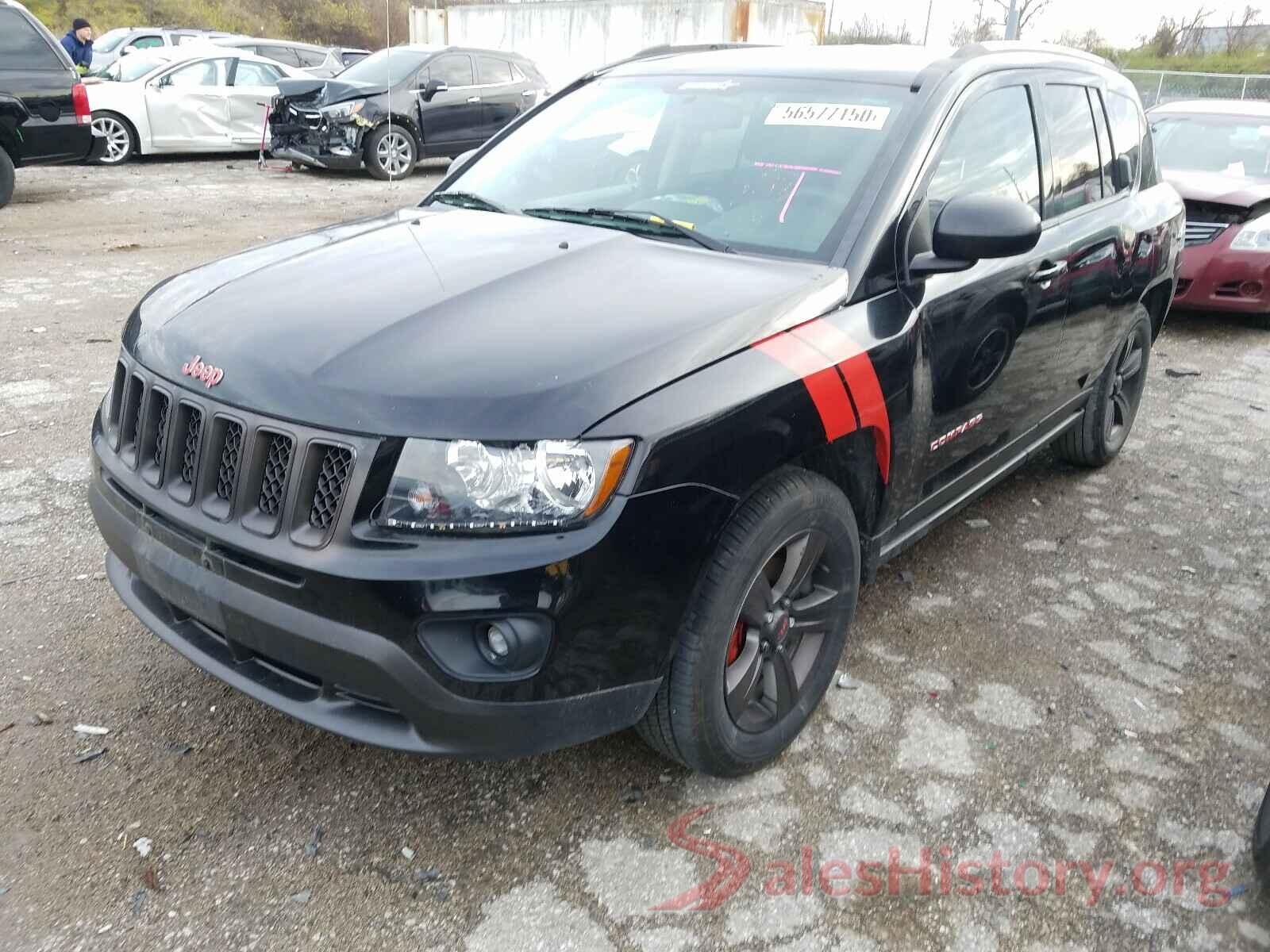 1C4NJCBA3HD147038 2017 JEEP COMPASS