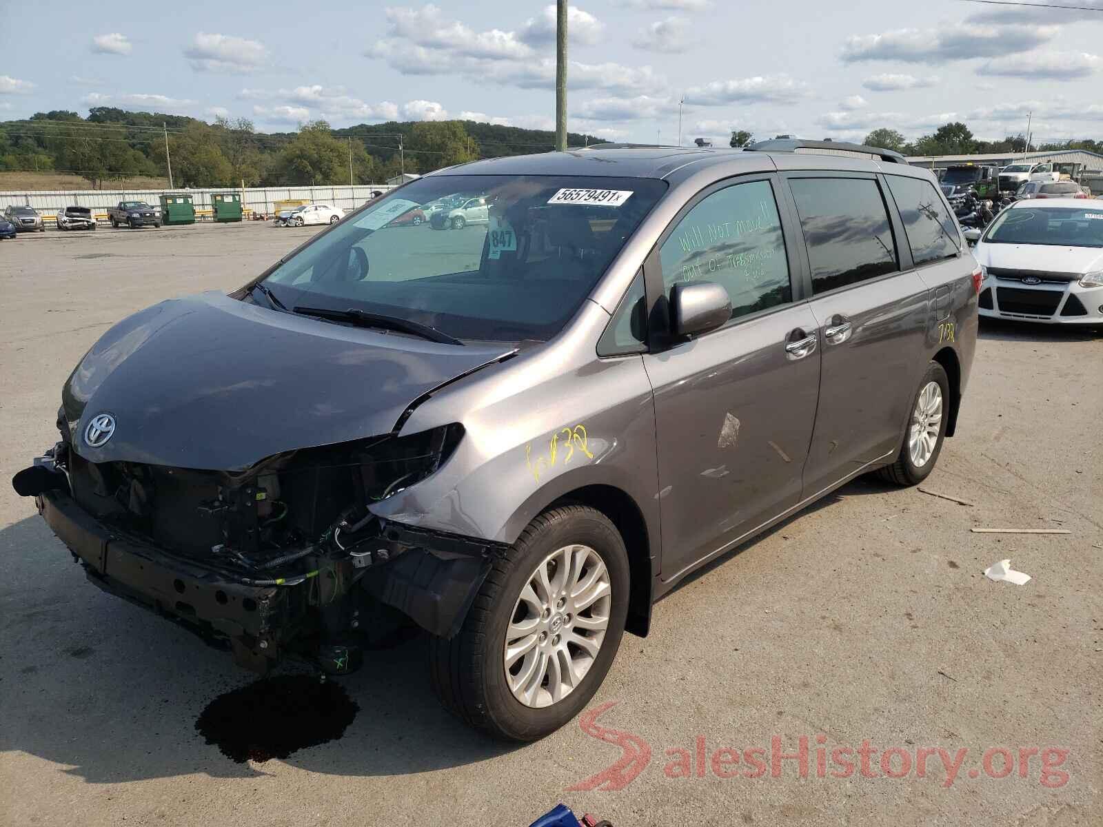 5TDYZ3DC4HS898352 2017 TOYOTA SIENNA