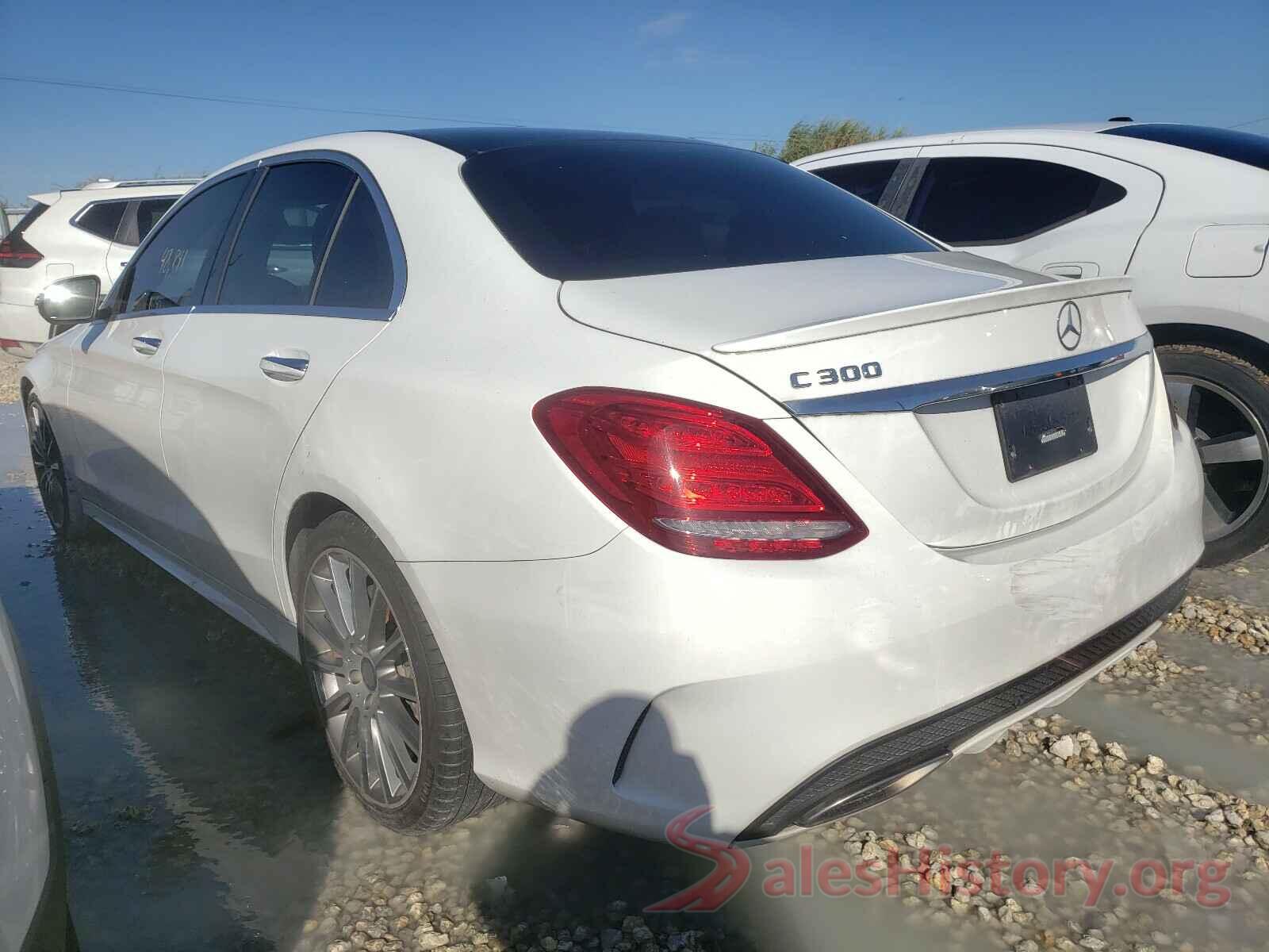 55SWF4JB8HU183739 2017 MERCEDES-BENZ C CLASS