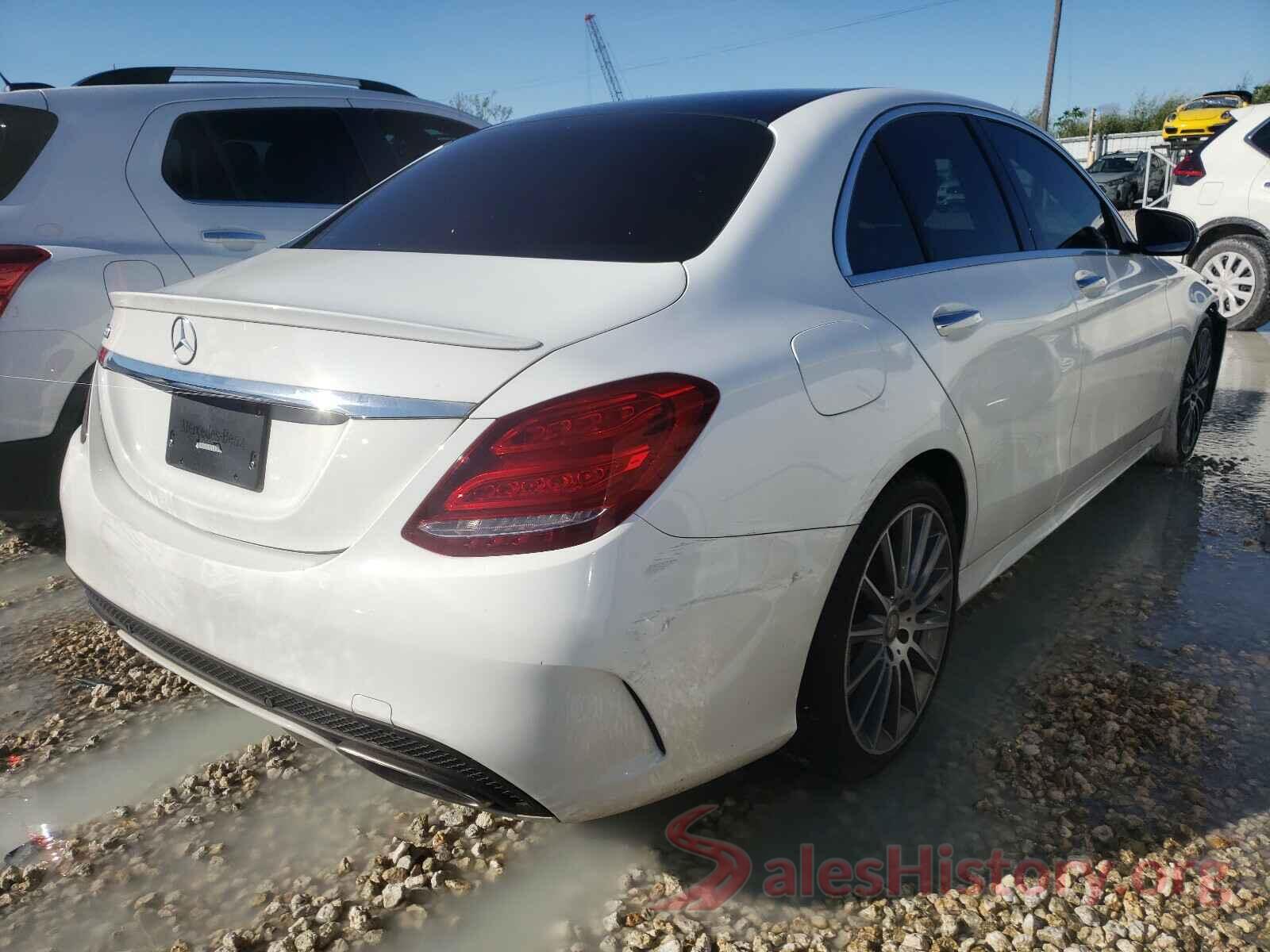 55SWF4JB8HU183739 2017 MERCEDES-BENZ C CLASS