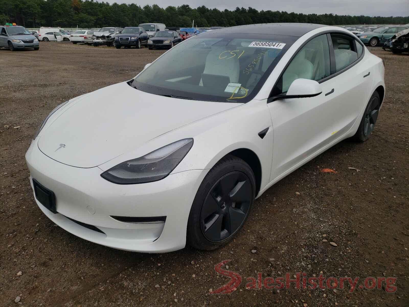 5YJ3E1EA8MF030036 2021 TESLA MODEL 3