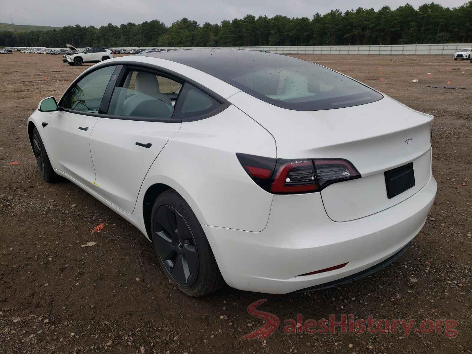 5YJ3E1EA8MF030036 2021 TESLA MODEL 3