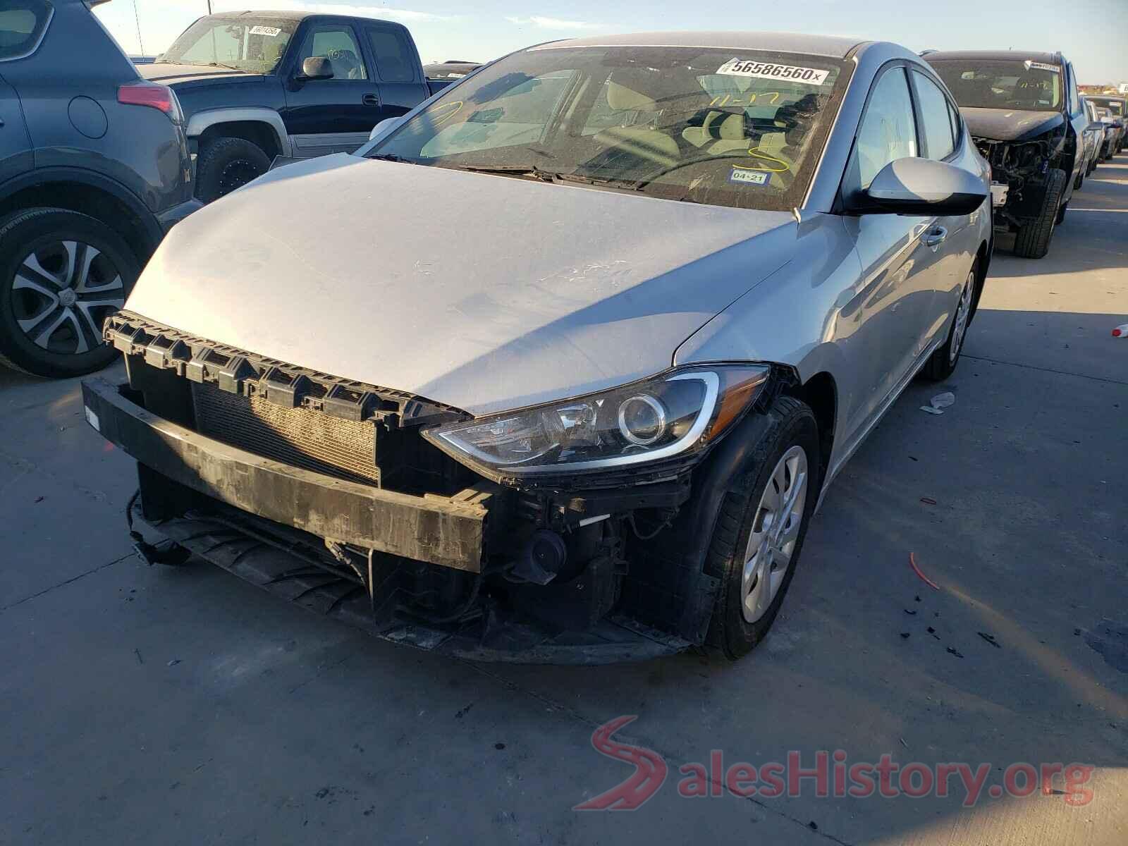 5NPD74LF9HH171493 2017 HYUNDAI ELANTRA