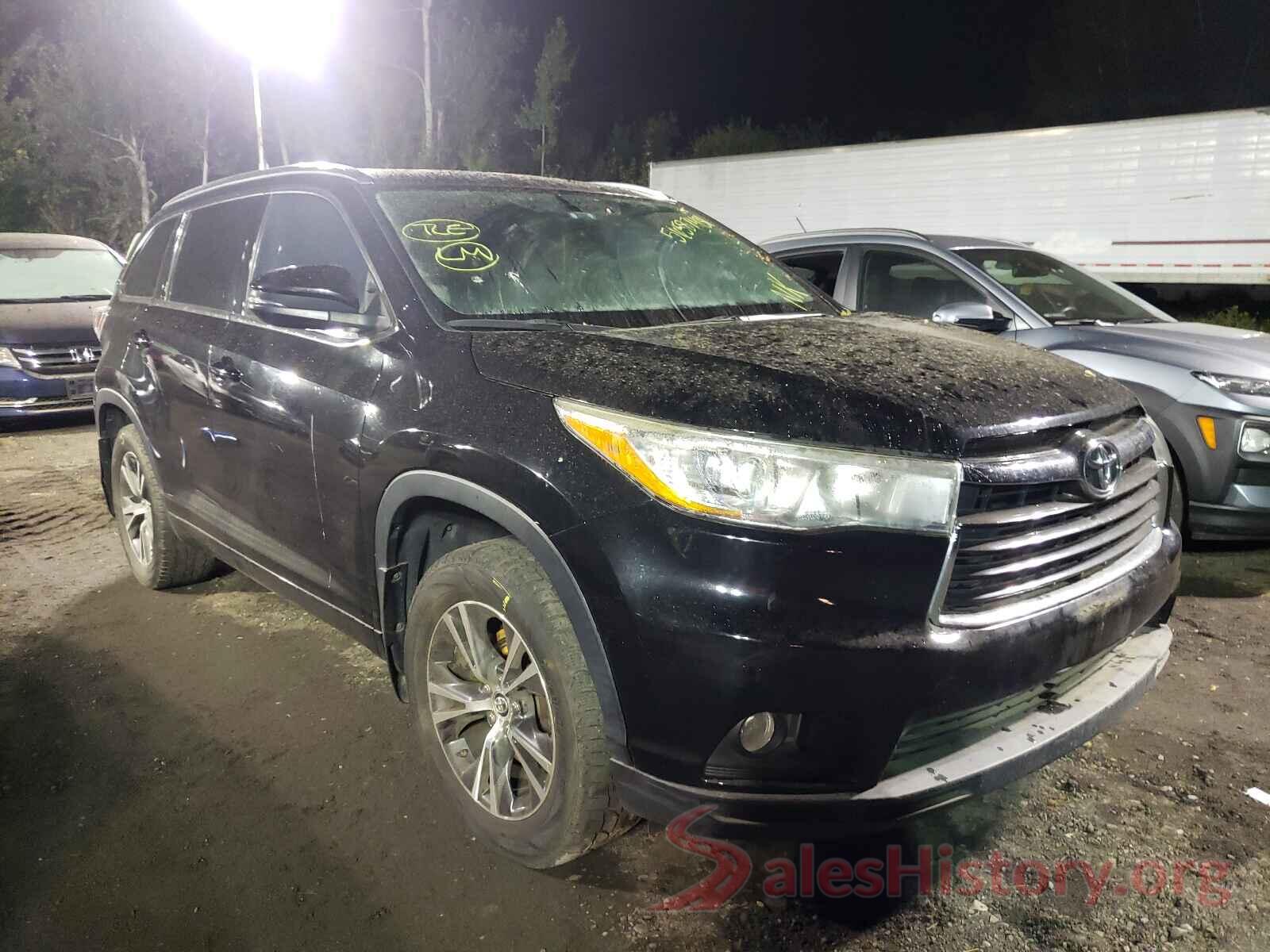 5TDJKRFH8GS272206 2016 TOYOTA HIGHLANDER