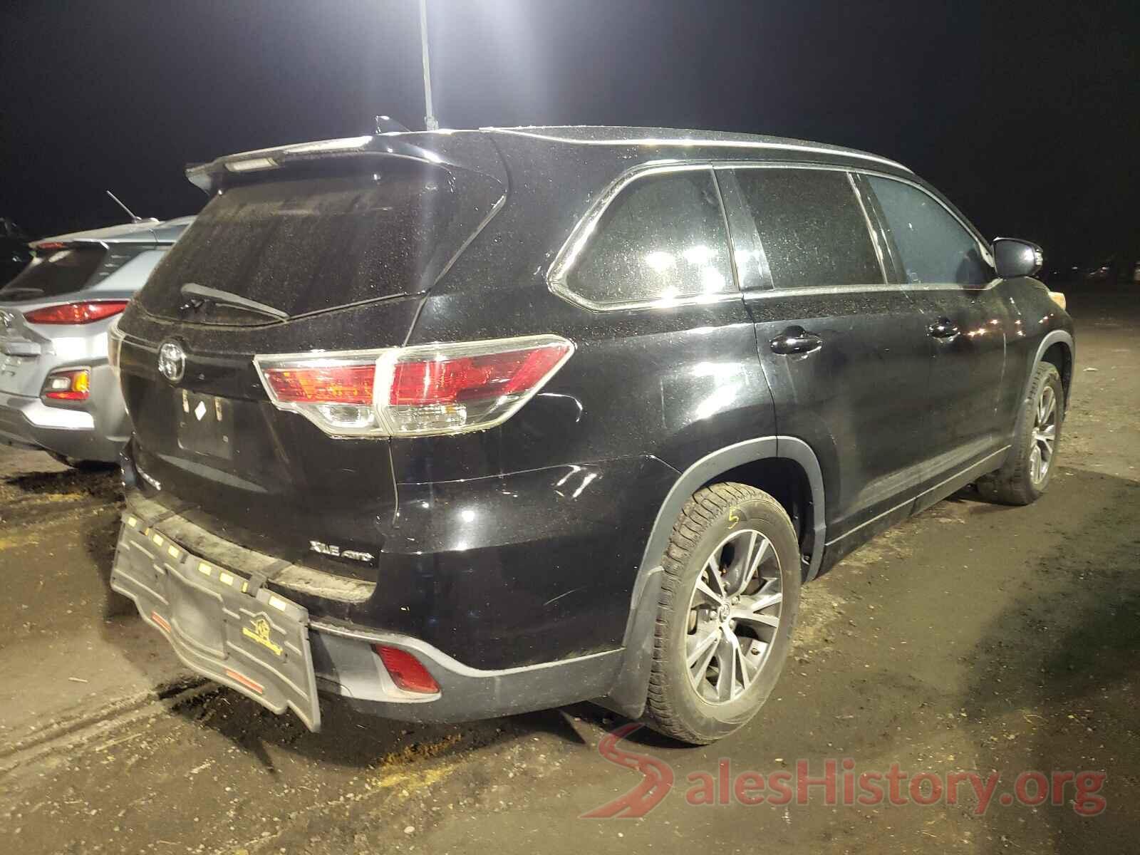 5TDJKRFH8GS272206 2016 TOYOTA HIGHLANDER