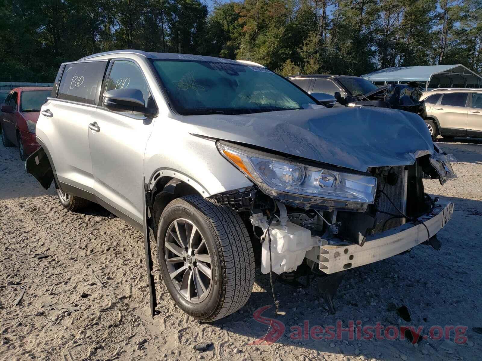 5TDKZRFH9KS561510 2019 TOYOTA HIGHLANDER