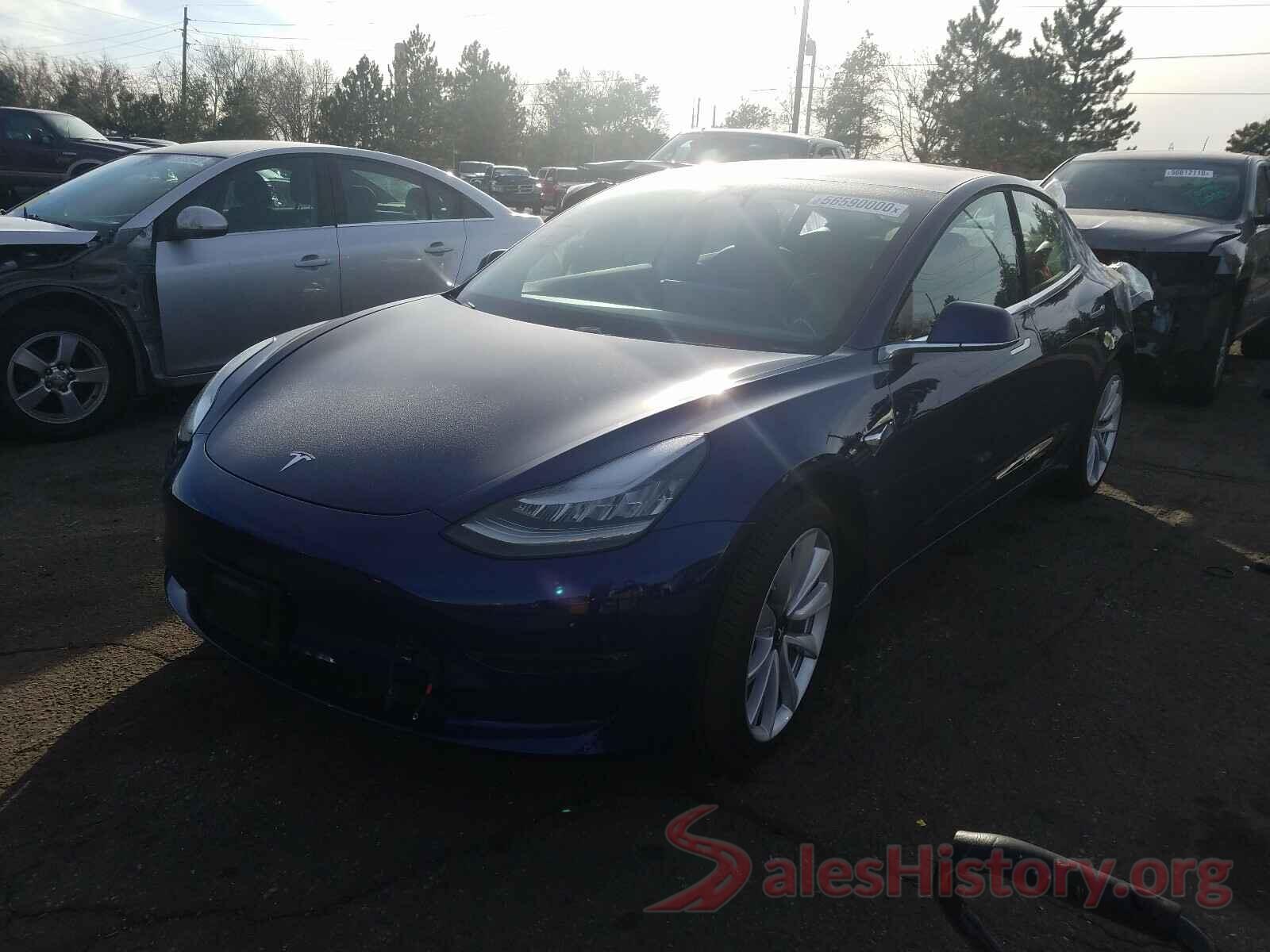 5YJ3E1EB7JF116023 2018 TESLA MODEL 3