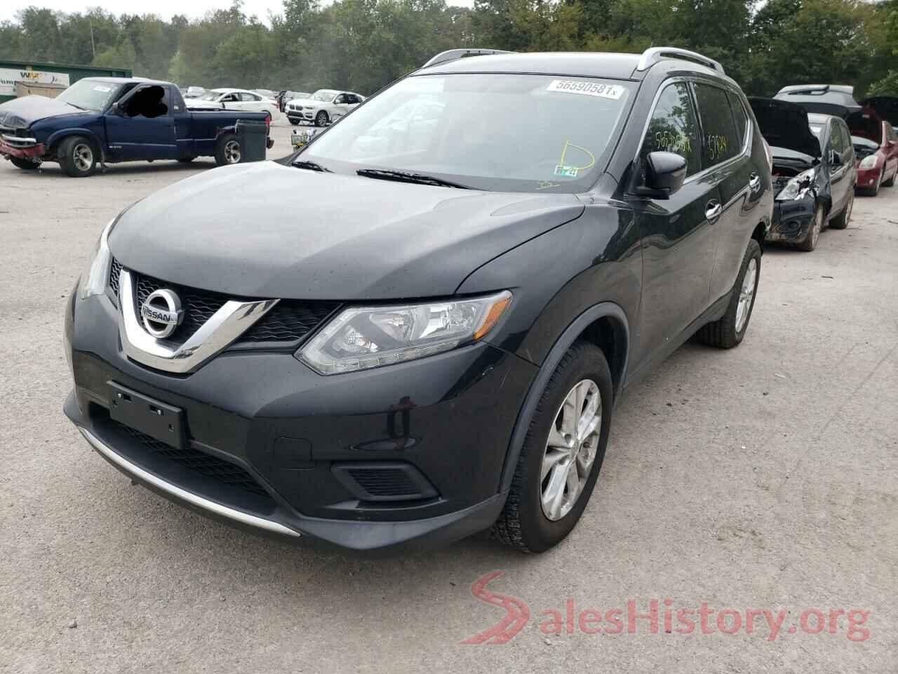 KNMAT2MV3GP700447 2016 NISSAN ROGUE