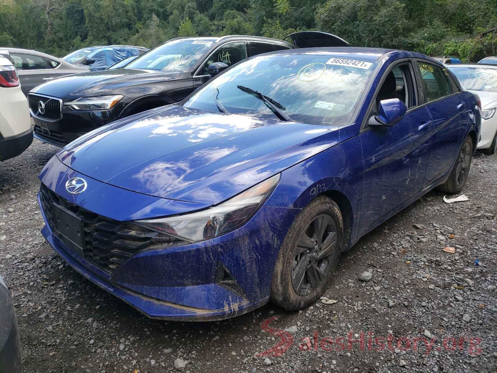 5NPLS4AGXMH030741 2021 HYUNDAI ELANTRA