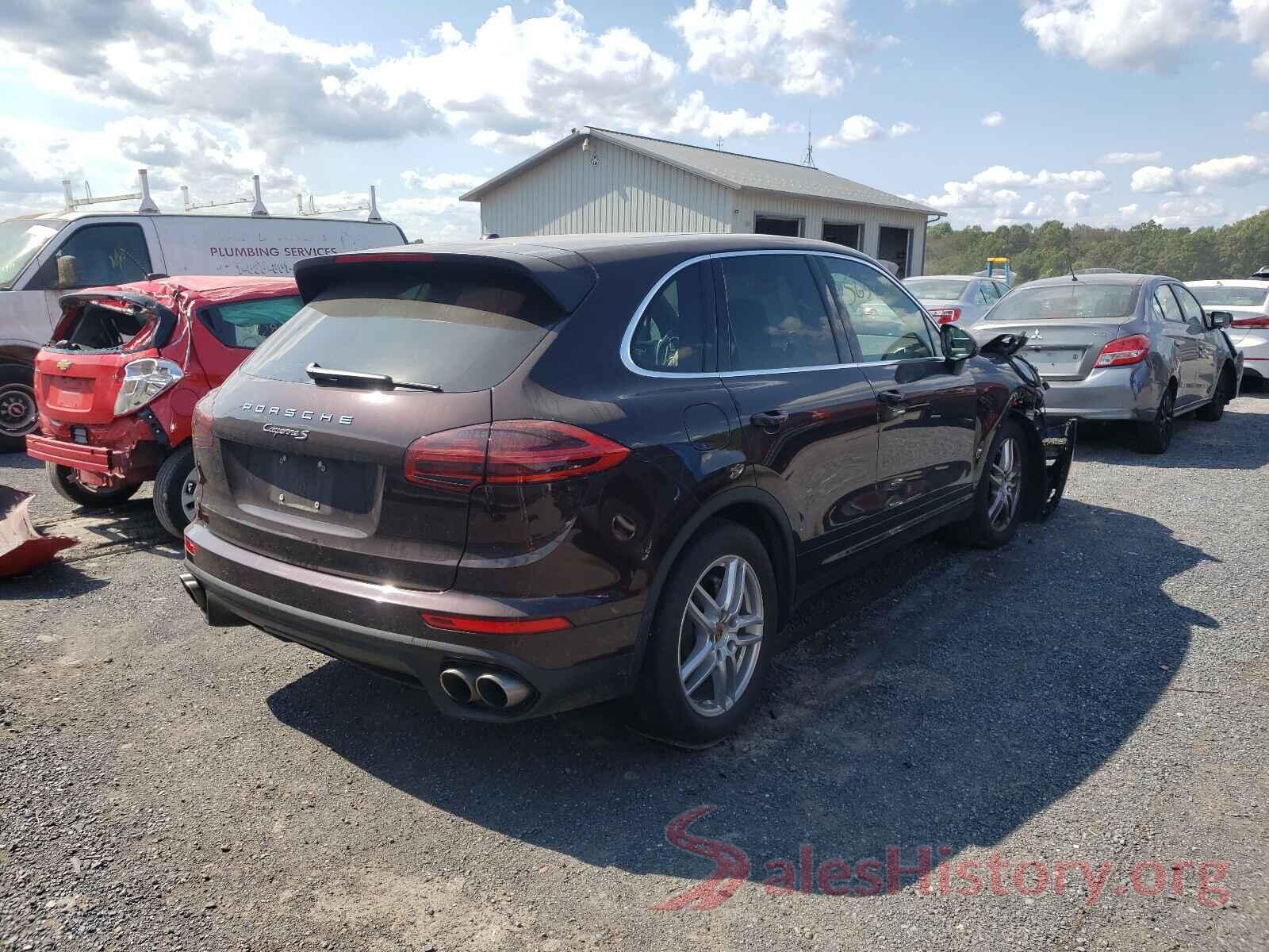 WP1AB2A23GLA95641 2016 PORSCHE CAYENNE