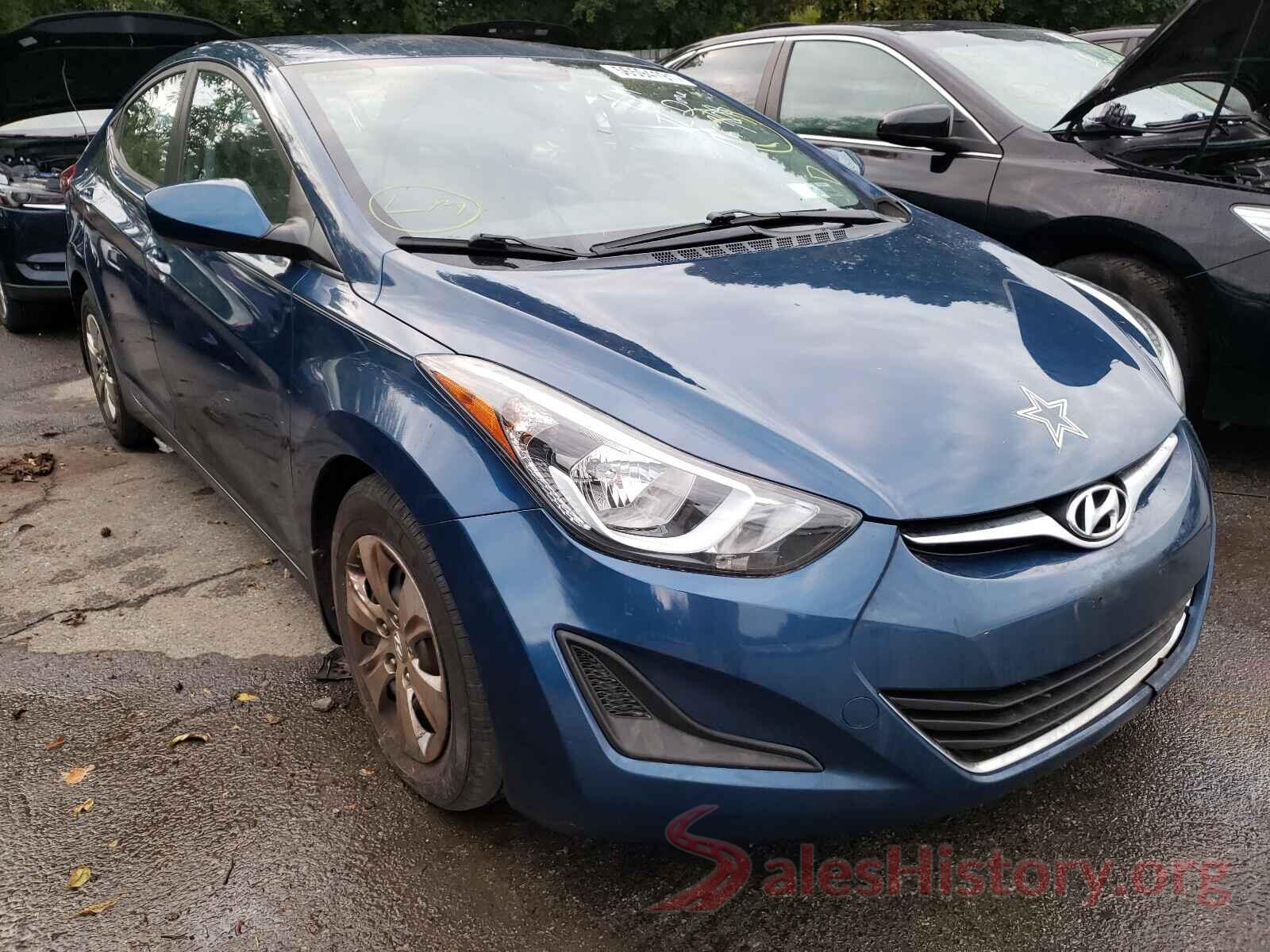 KMHDH4AE6GU518009 2016 HYUNDAI ELANTRA