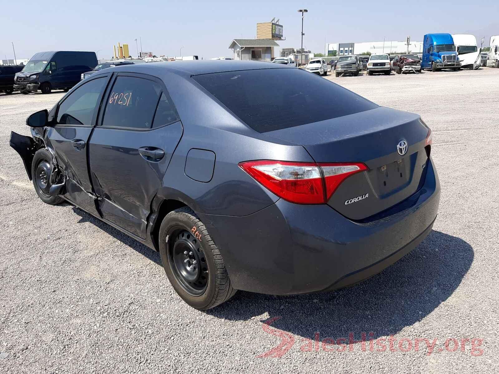 5YFBURHE7GP443487 2016 TOYOTA COROLLA